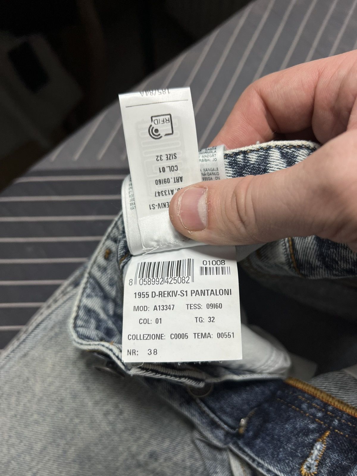 Diesel Diesel Vintage Light Wash Jeans High Waist Straight Fit Y2K Size US 32 / EU 48 - 19 Thumbnail