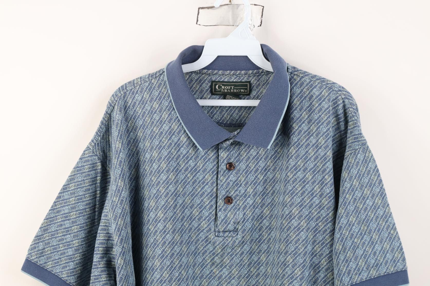 Vintage Vintage 90s Streetwear Knit Collared Golf Polo Shirt Size US XXL / EU 58 / 5 - 2 Thumbnail
