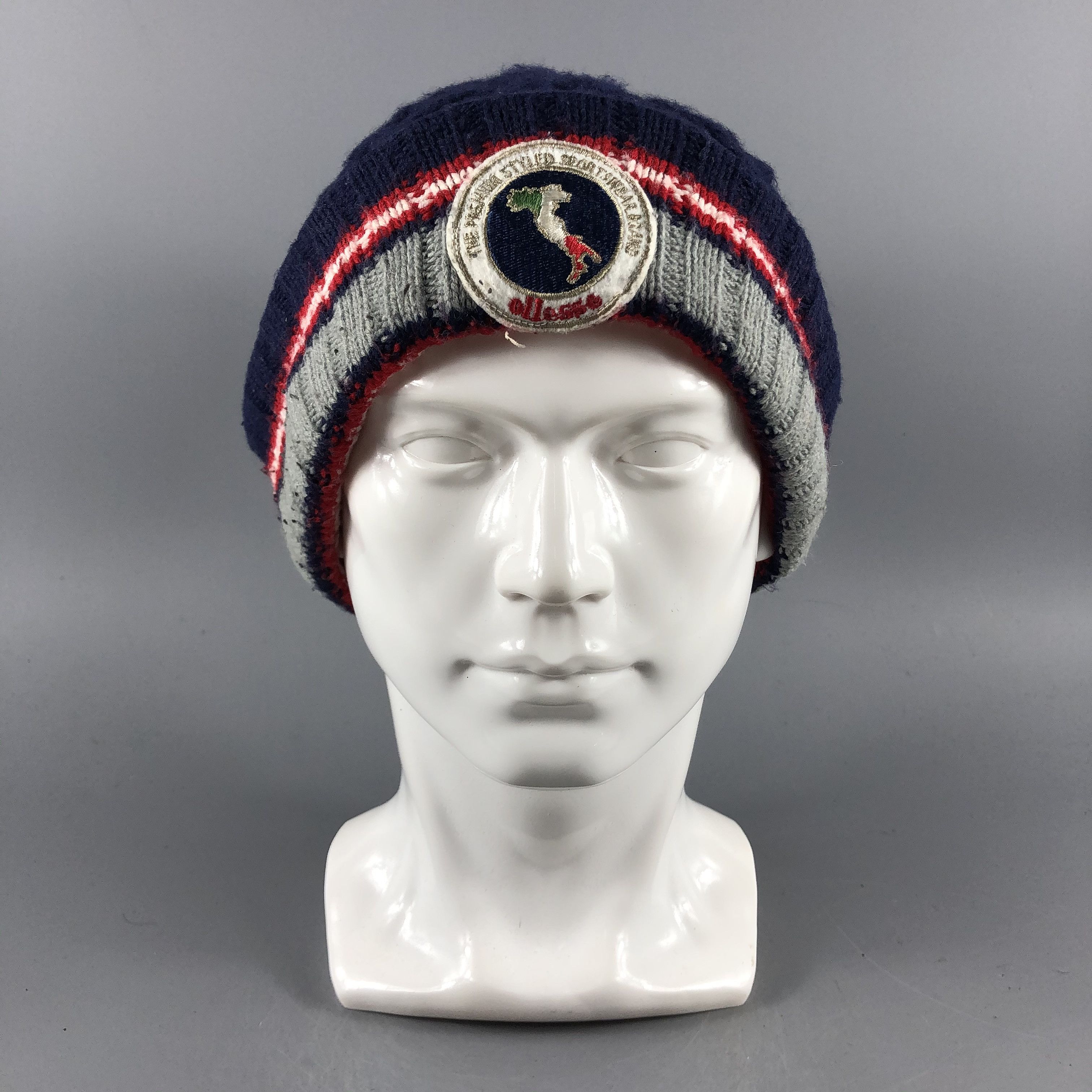 image of Ellesse x Vintage Ellese Hats Cable Knit Beanie Crochet Snow Hat Snow Cap B554, Men's