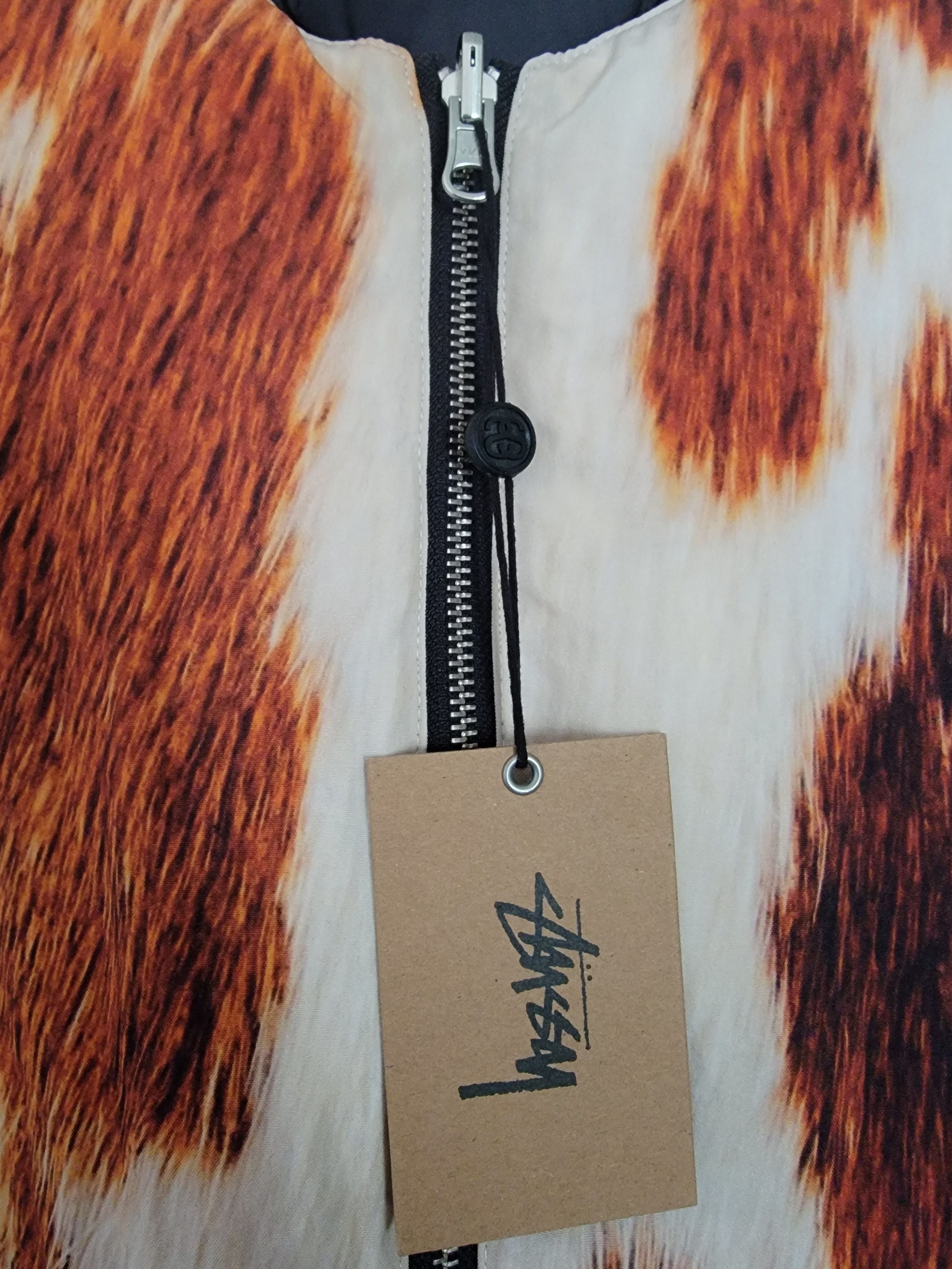 Stussy Stussy Reversible Quilted Vest 'Cowhide' Men's sz XL NEW Size US XL / EU 56 / 4 - 13 Thumbnail