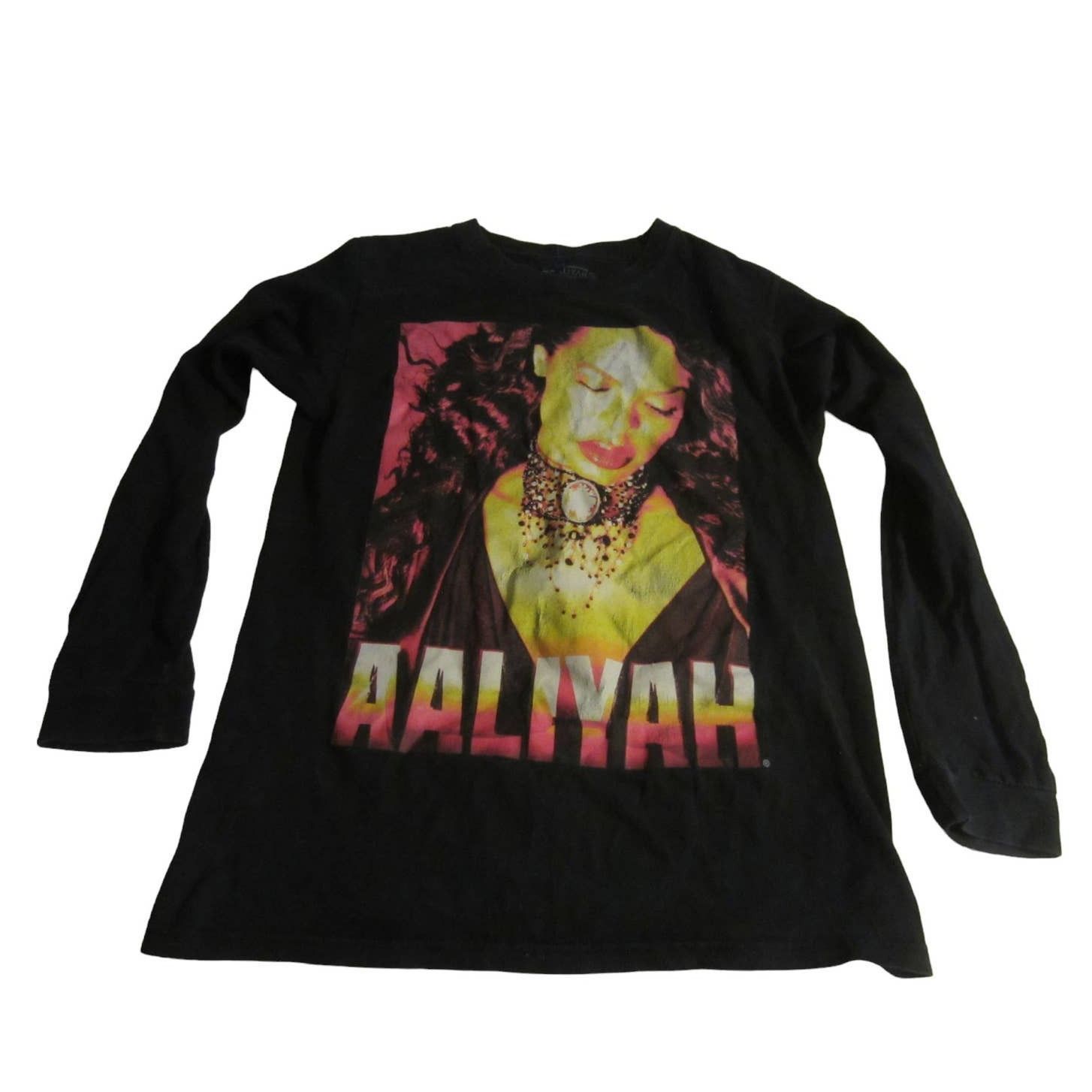 Other Aaliyah Long Sleeve Graphic Tee One in a Million Black S Size S / US 4 / IT 40 - 3 Thumbnail