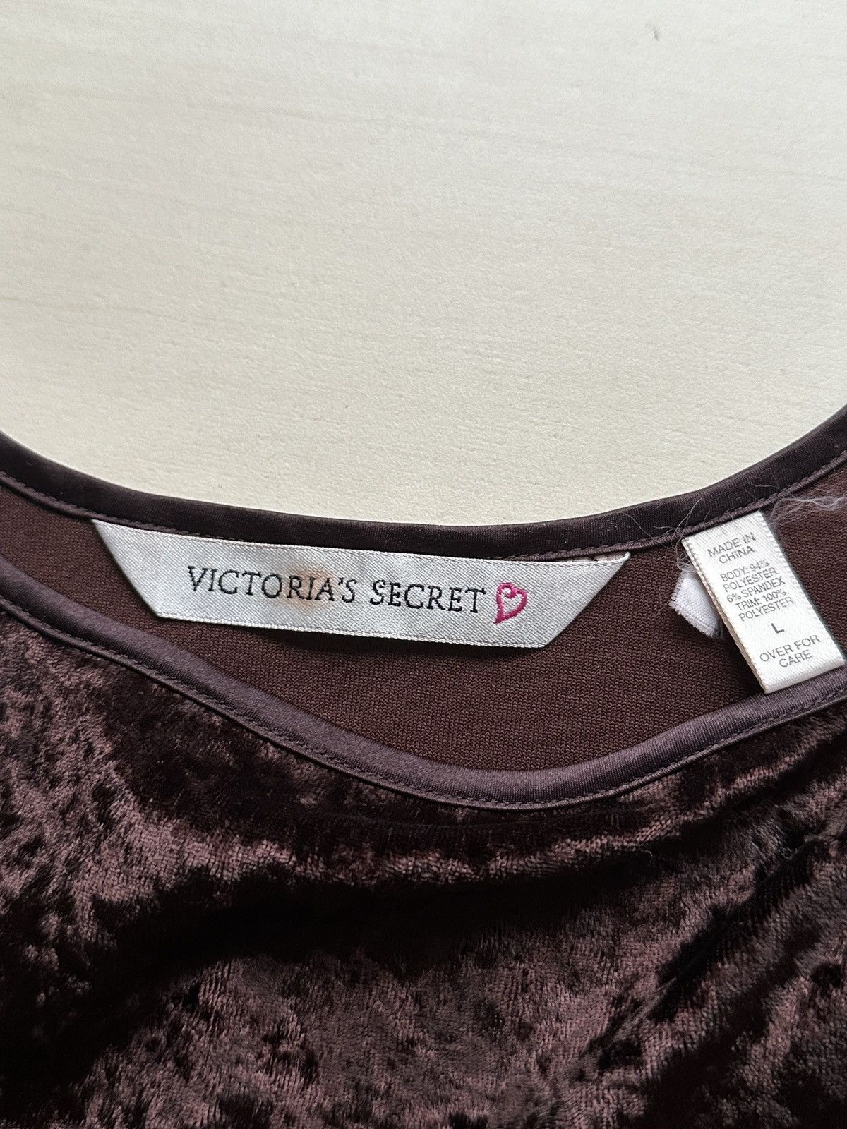 Victoria's Secret × Vintage Vintage Victoria Secret Velvet Crop Top y2k Size L / US 10 / IT 46 - 8 Thumbnail