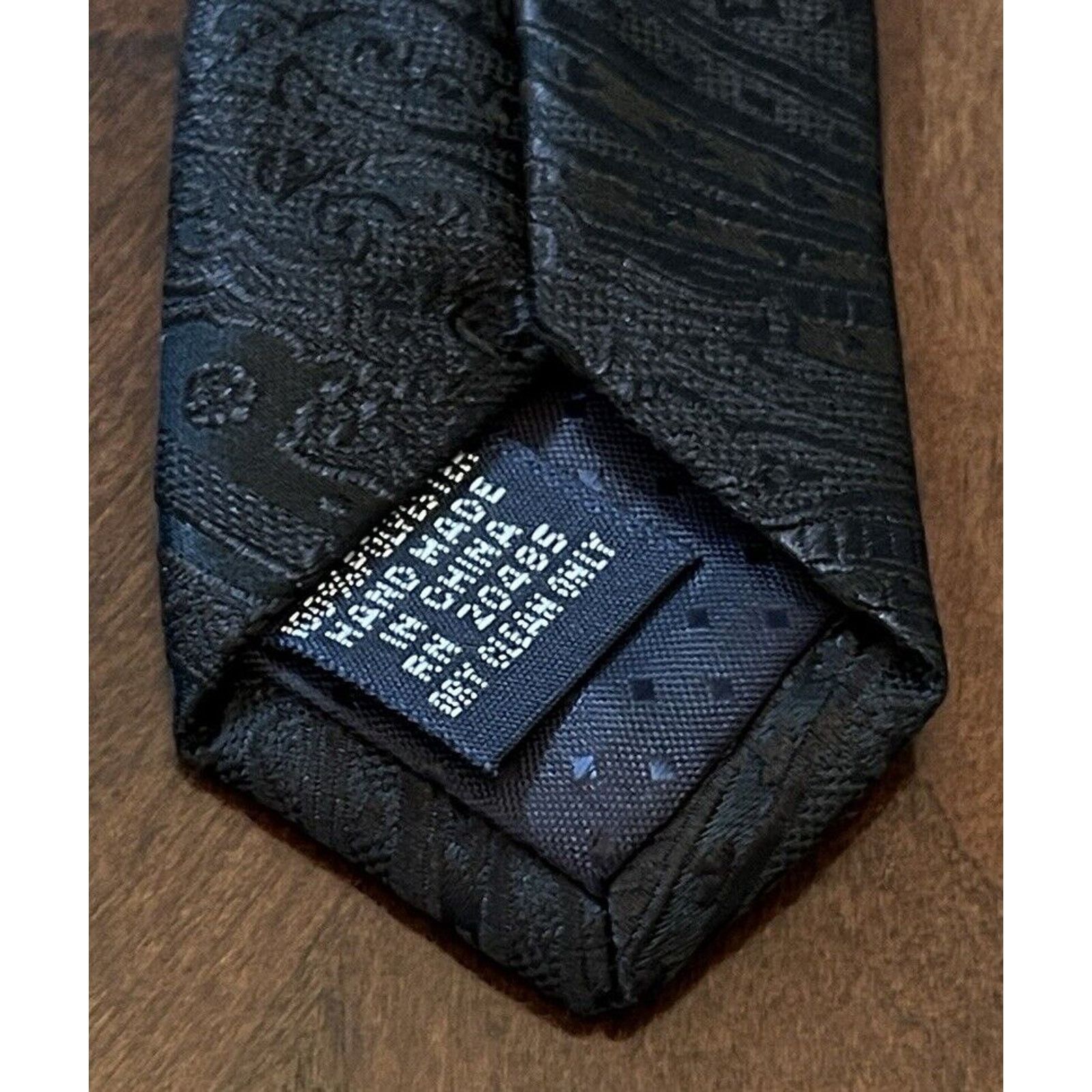 Pierre Cardin Pierre Cardin Black Hand Made 100% Polyester Made In China Size ONE SIZE - 7 Thumbnail