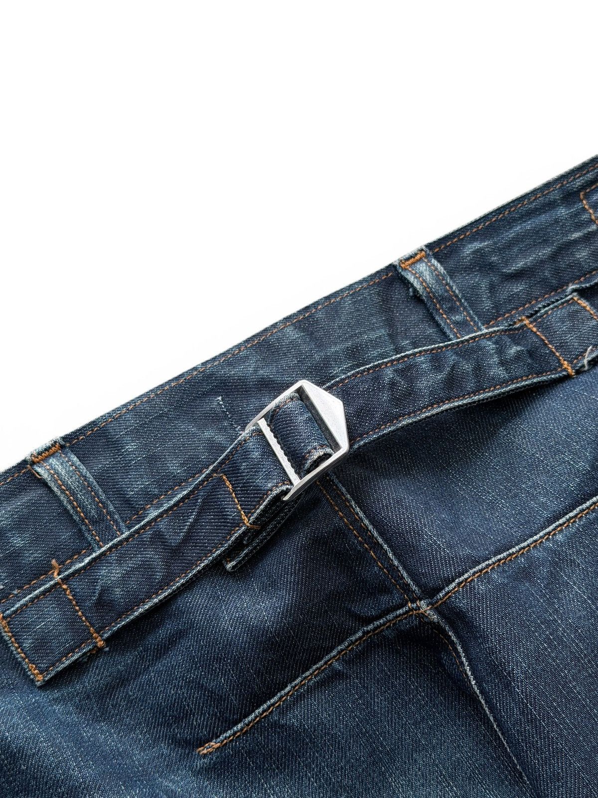 Levi's Vintage Levis Engineered Buckle Back Twisted Washed Jeans Size US 30 / EU 46 - 6 Thumbnail