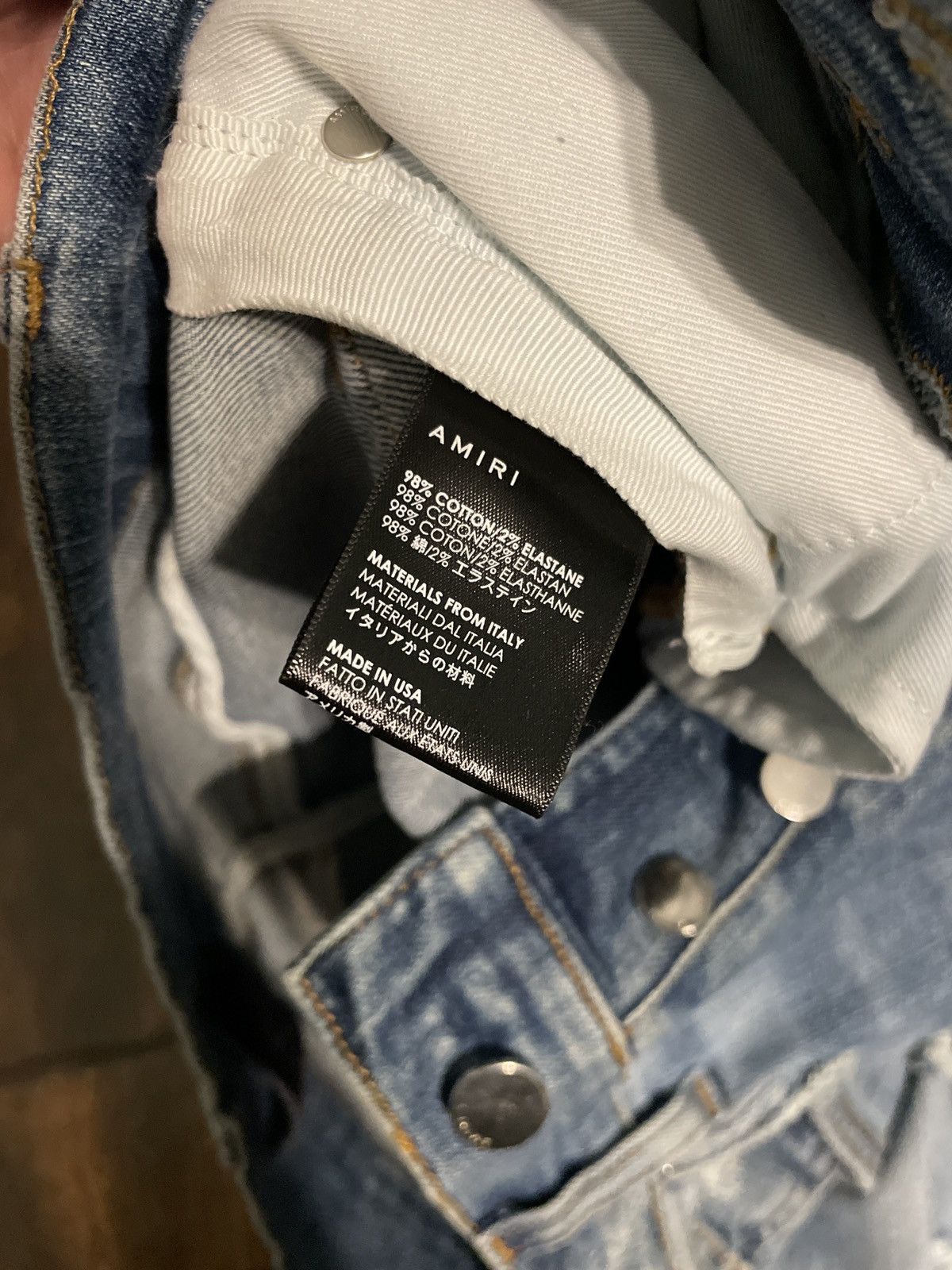 Amiri Amiri Hawaii Jeans Size US 30 / EU 46 - 2 Thumbnail