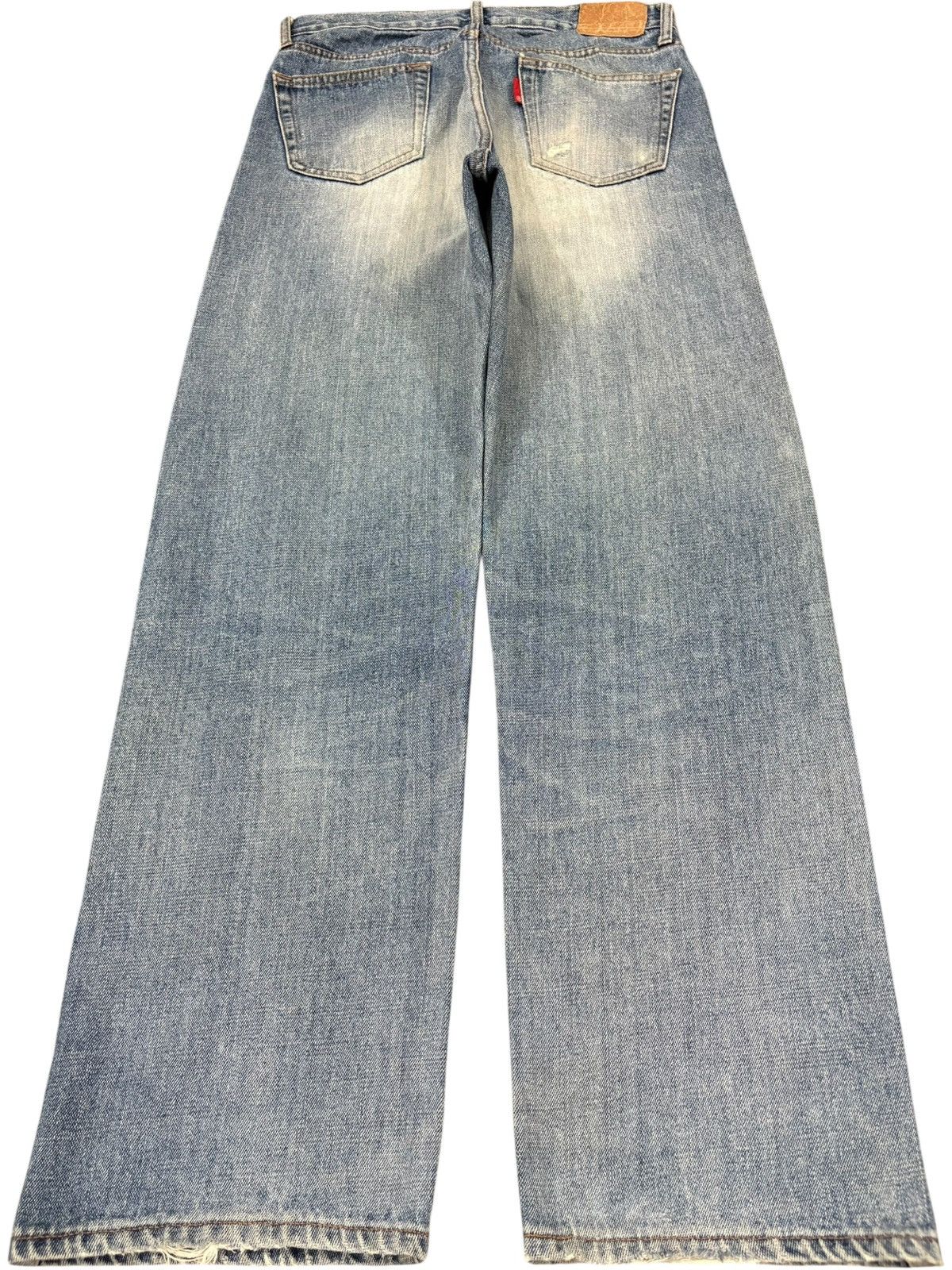 JNCO Vintage Japanese Brand Faded Distress Loose Jeans Size US 30 / EU 46 - 2 Thumbnail