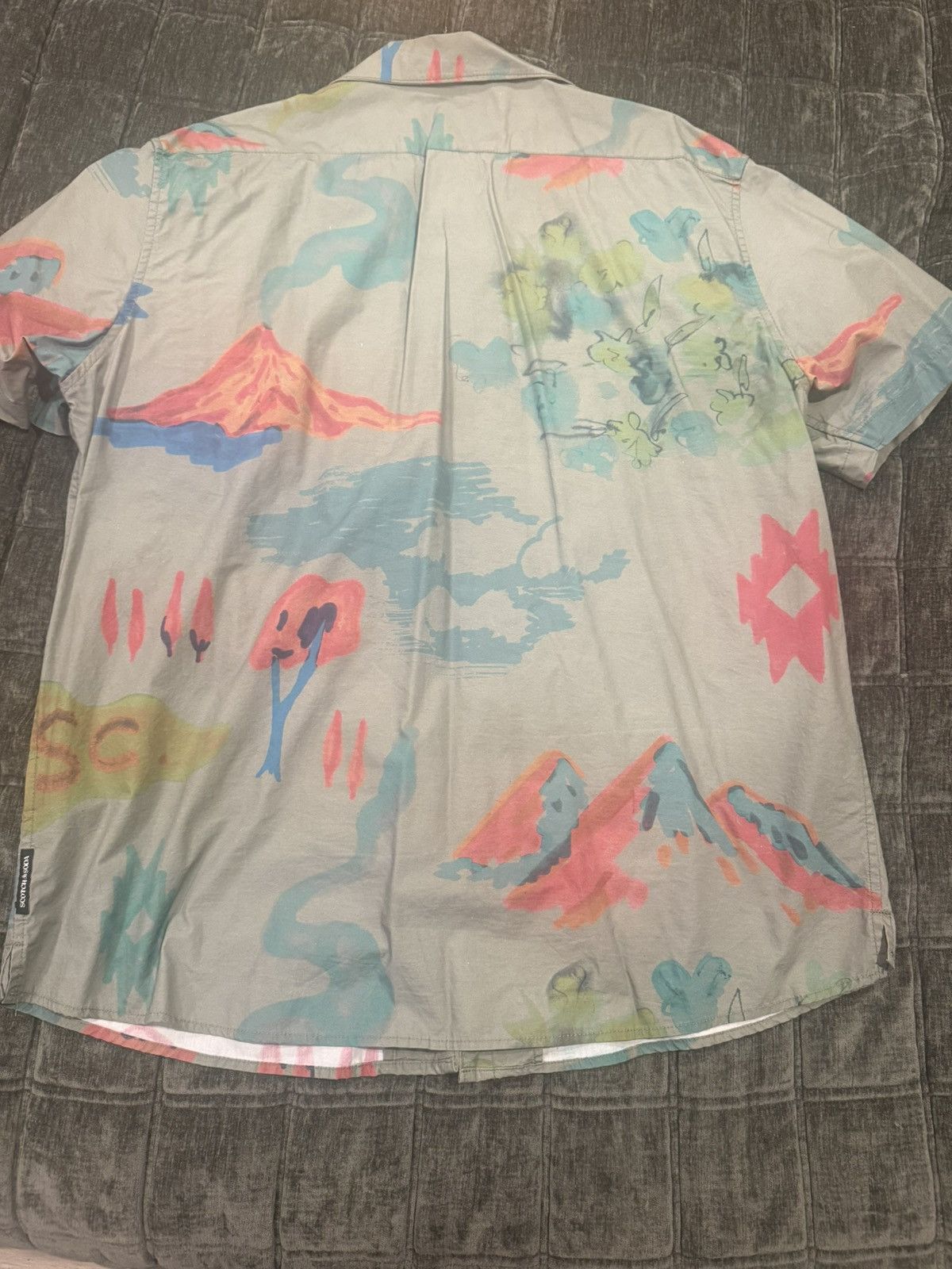 Scotch & Soda Scotch & Soda Amsterdam Printed Button-Down Shirt Size US XXL / EU 58 / 5 - 6 Thumbnail