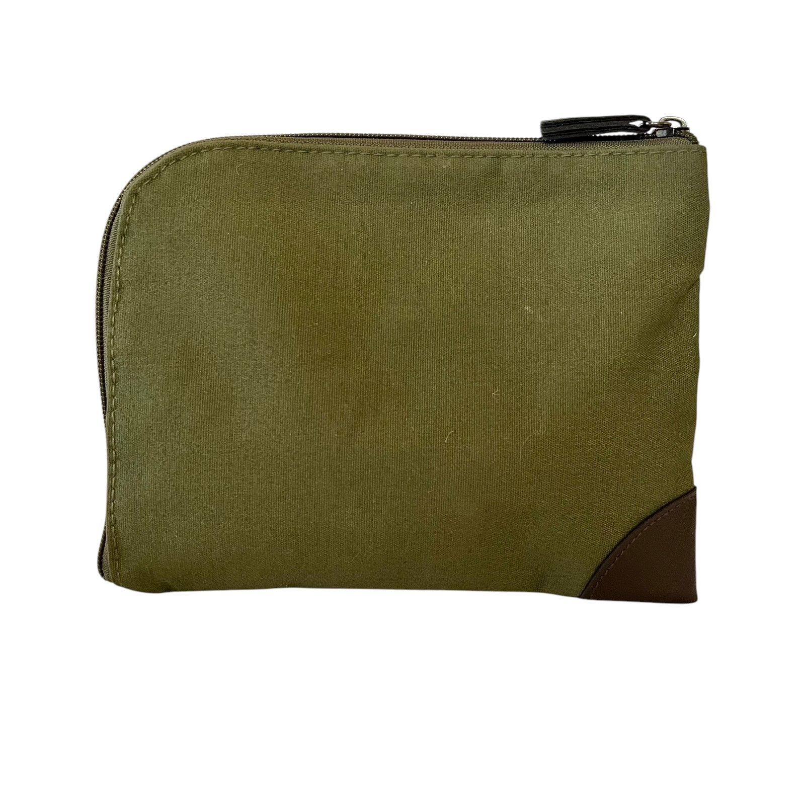 Shinola Shinola Olive Green Canvas Amenity Kit Toiletry Bag Pouch Size ONE SIZE - 2 Thumbnail
