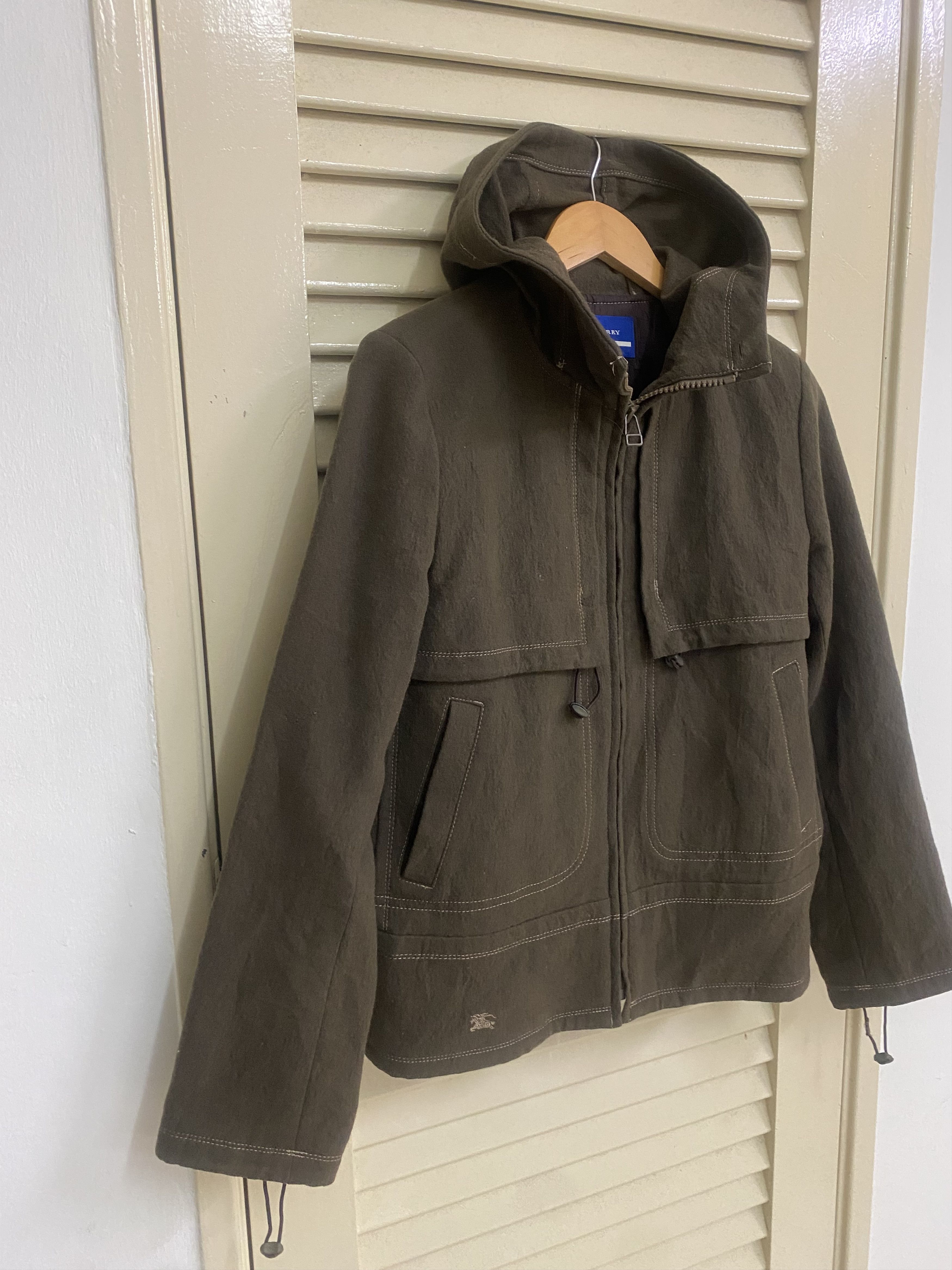 Burberry Winter Burberry Wool Hoodie Jacket Size XS / US 0-2 / IT 36-38 - 3 Thumbnail