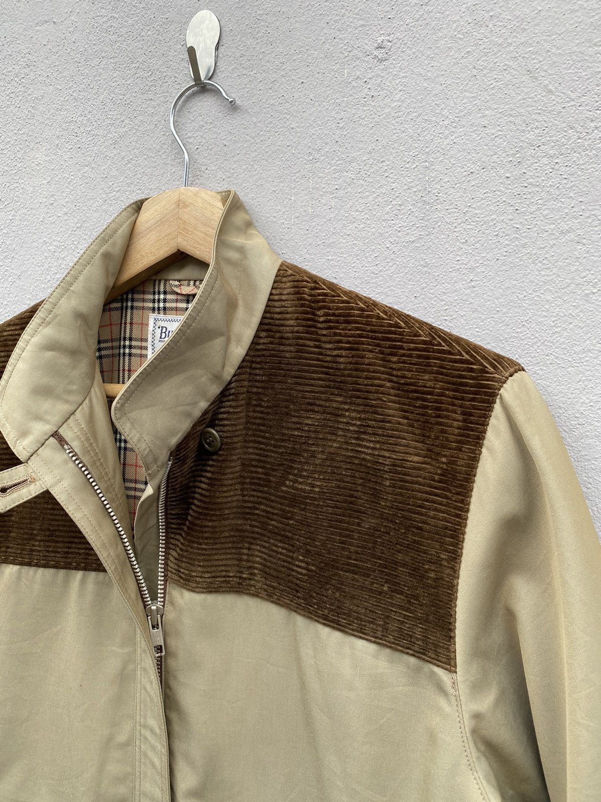 Burberry BURBERRY PRORSUM Padded Corduroy Nova Checkered Rare Jacket Size US M / EU 48-50 / 2 - 5 Thumbnail