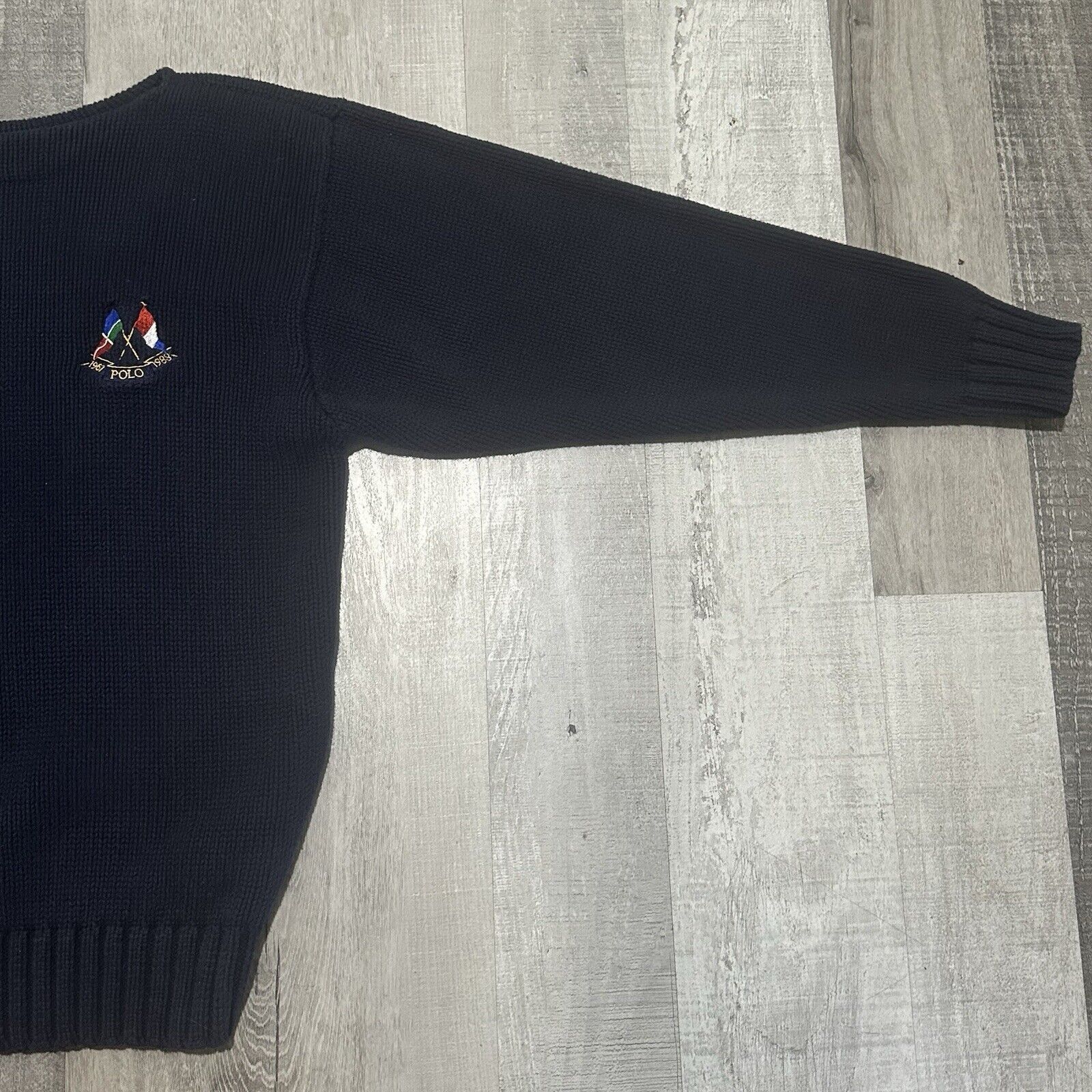 Polo Ralph Lauren VINTAGE Polo Ralph Lauren Sweater Size Small Blue Navy Size US S / EU 44-46 / 1 - 4 Thumbnail