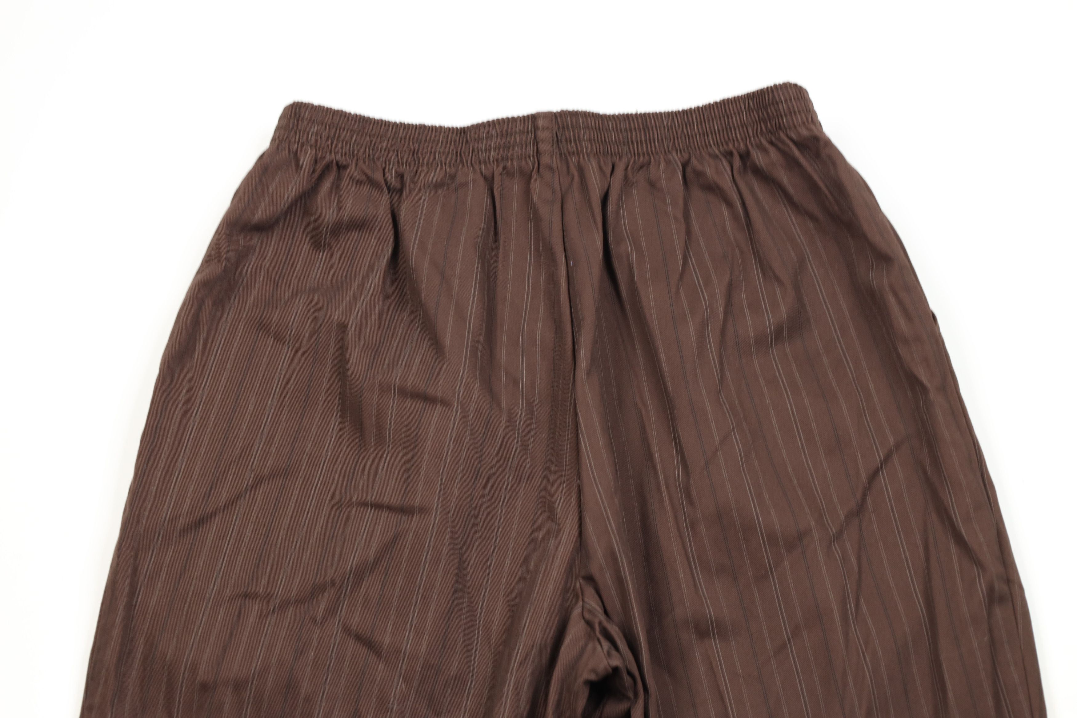 Vintage Vintage 90s Streetwear Tapered Leg Pants Brown Cotton Size 40" / US 18 - 12 Thumbnail