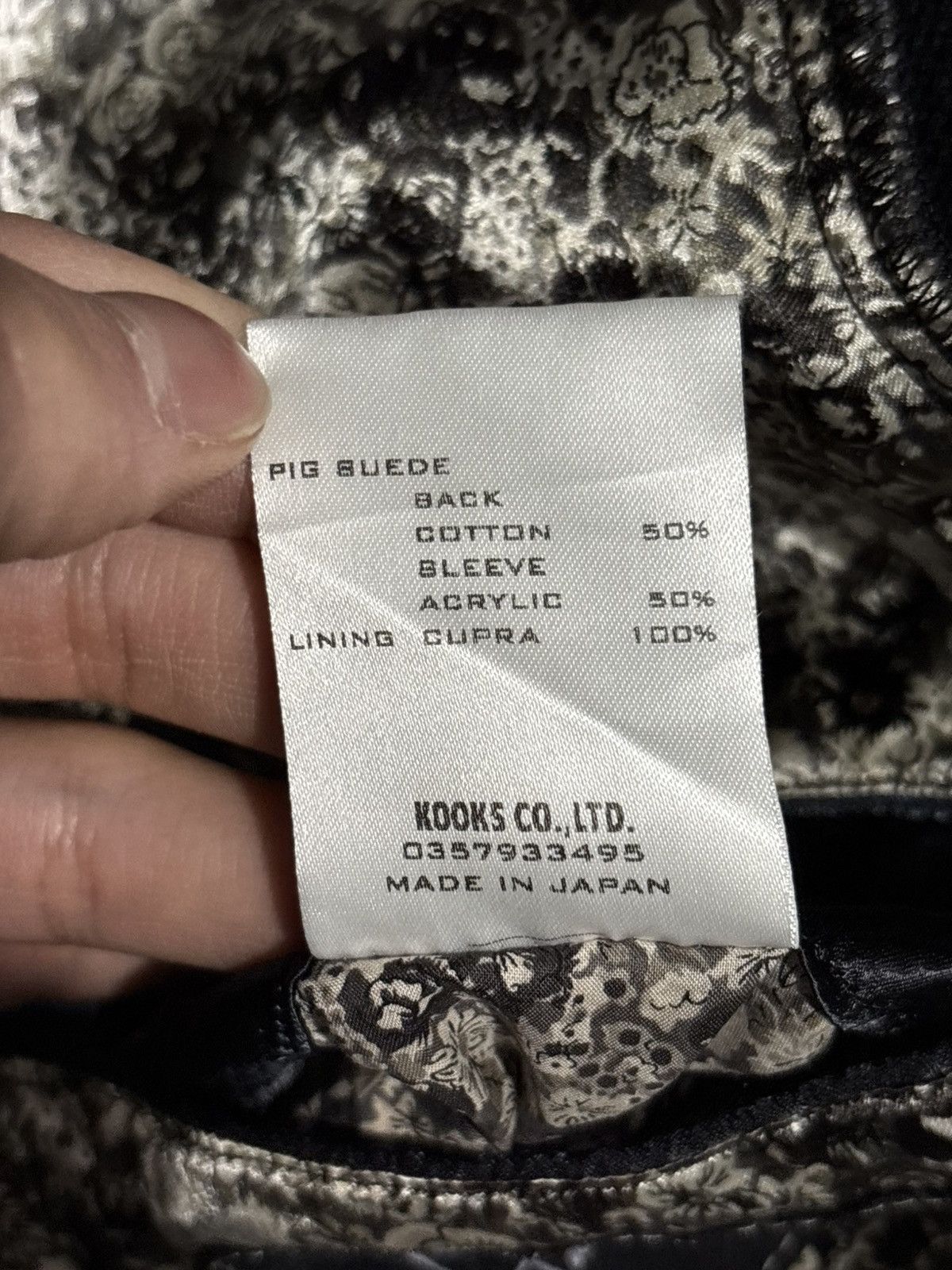 Number (N)ine AW03 Number Nine Touch Me Im Sick Pigskin Leather Jacket Size US S / EU 44-46 / 1 - 9 Thumbnail