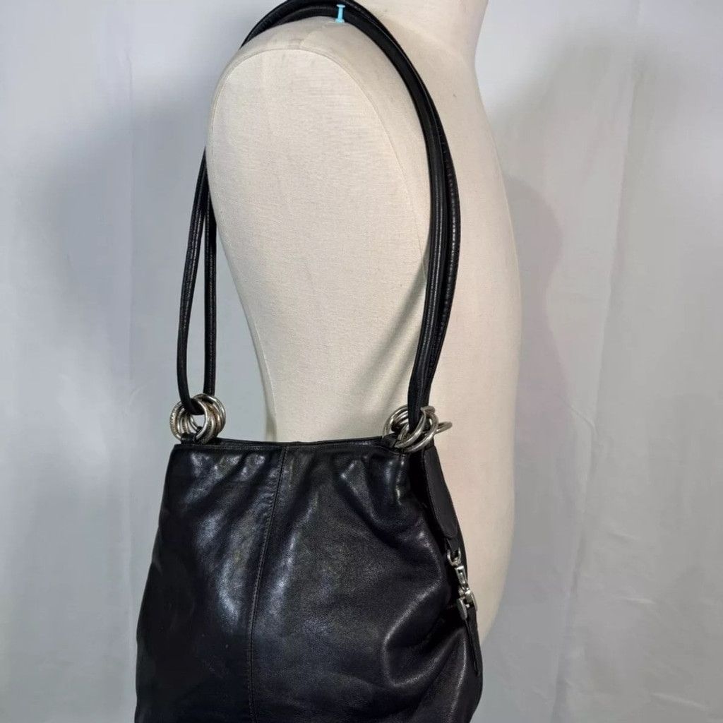 Dolce & Gabbana Dolce & Gabbana Black Leather Shoulder Bag Size ONE SIZE - 11 Thumbnail