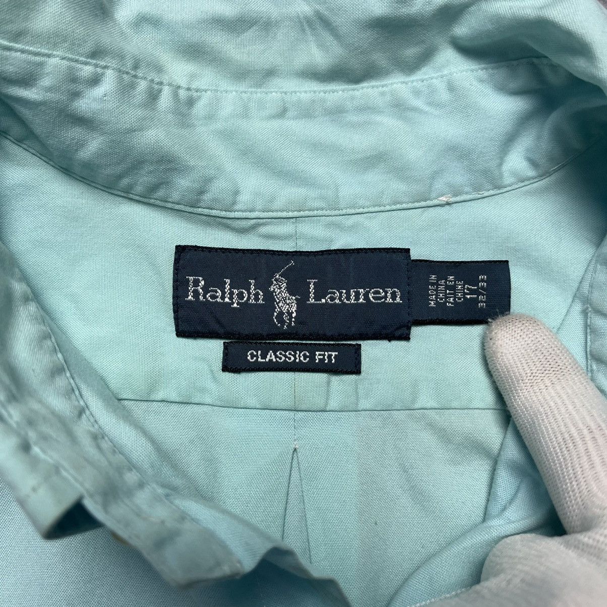 Polo Ralph Lauren Vintage Polo Ralph Lauren Blue Shirt Button Down Streetwear Size US XL / EU 56 / 4 - 9 Thumbnail