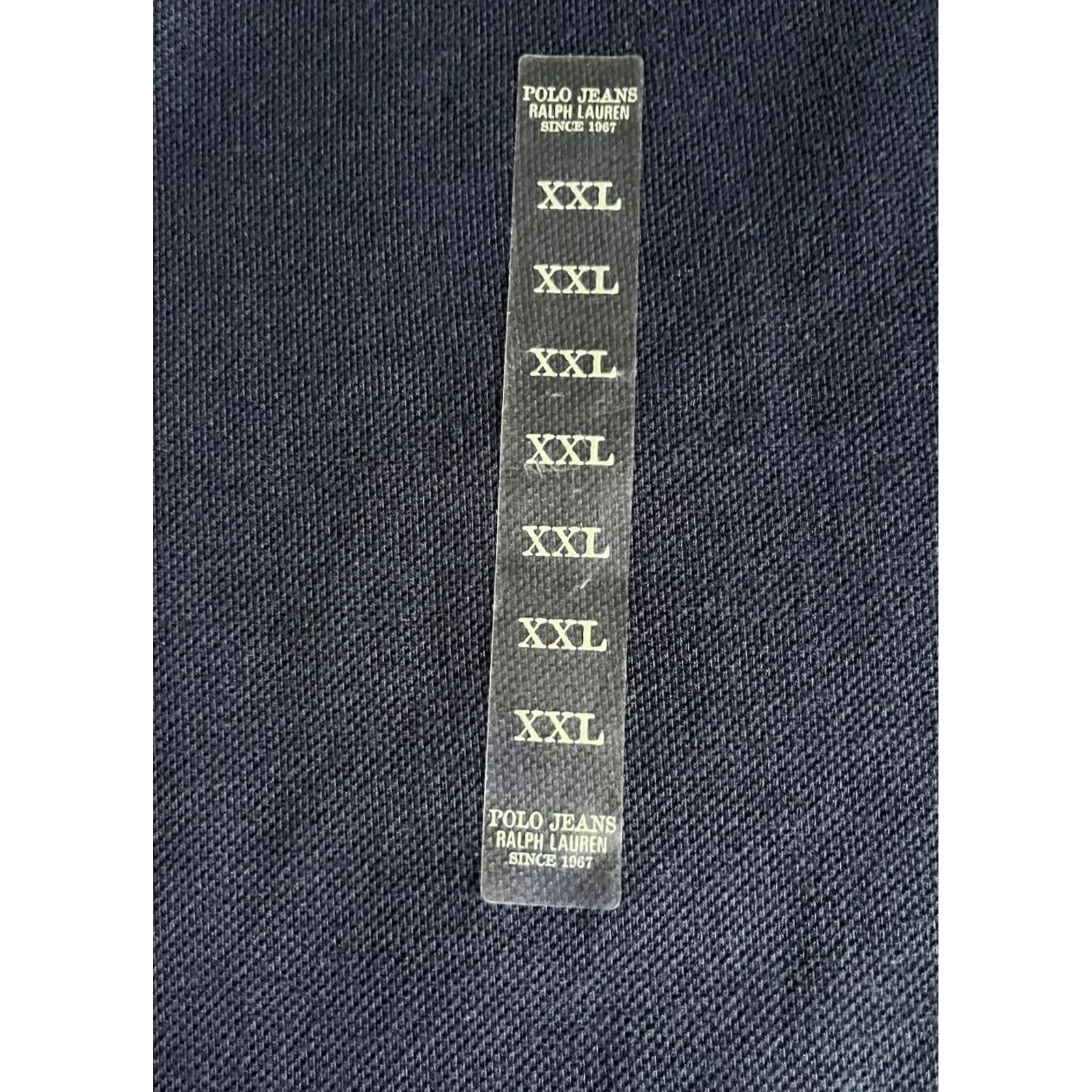 Ralph Lauren VINTAGE Polo Jeans Company Ralph Lauren Polo Shirt Navy Blue 2XL Men’s Short Sleeve Polo Shirt 100% Cotton NWT Size US XXL / EU 58 / 5 - 7 Thumbnail