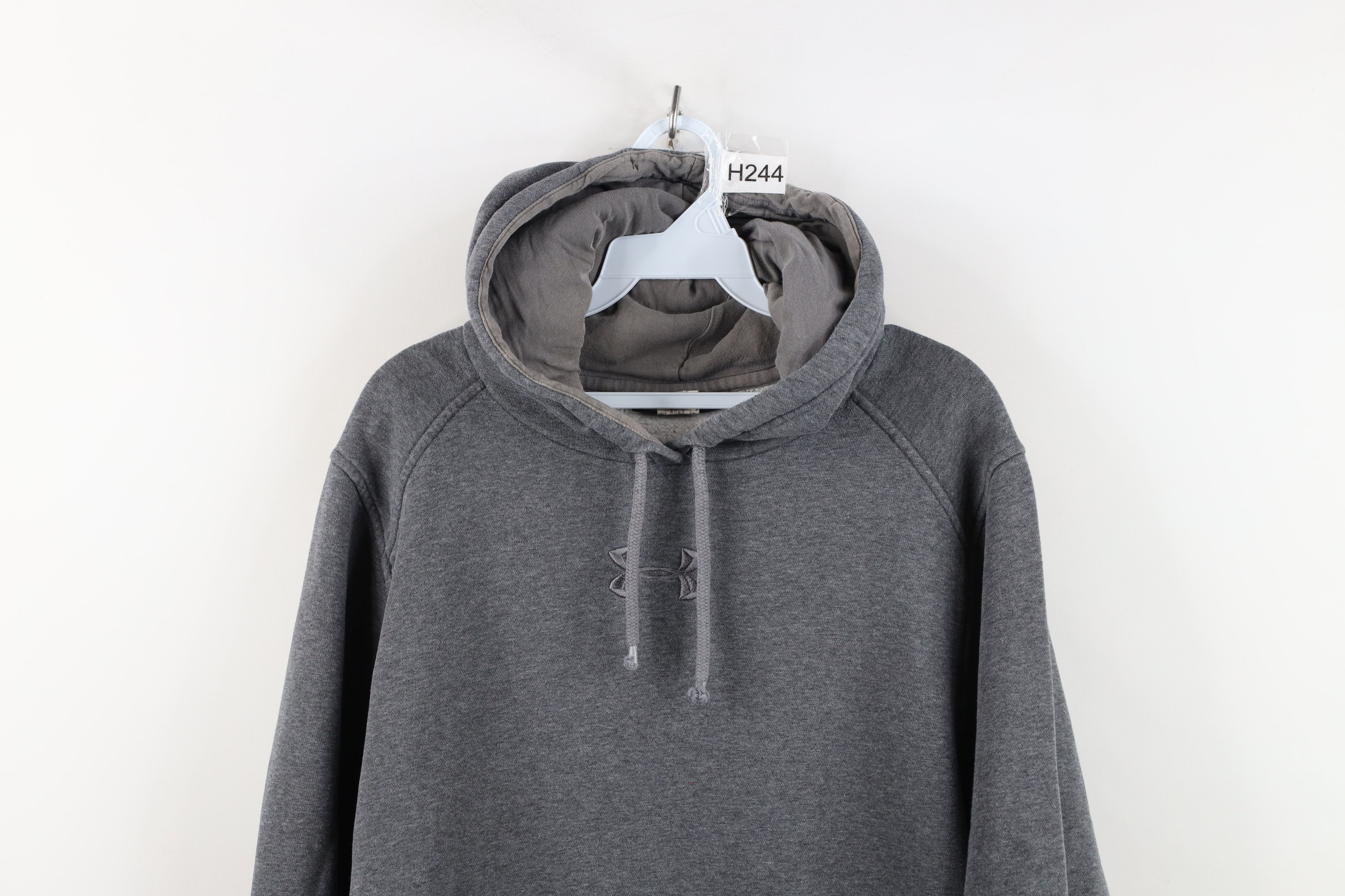 Under Armour Under Armour Center Logo Heavyweight Hoodie Sweatshirt Gray Size US L / EU 52-54 / 3 - 2 Thumbnail