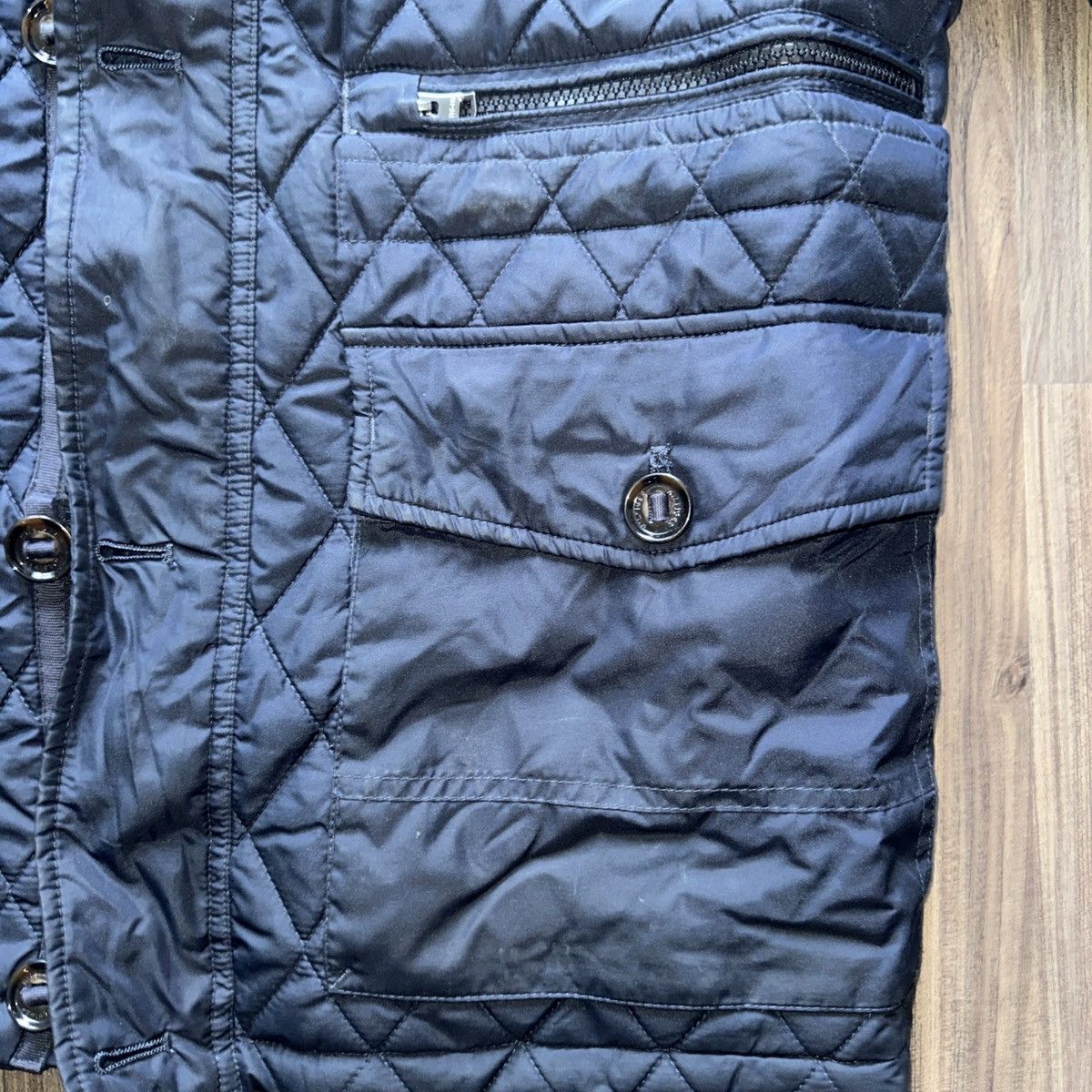 Tommy Hilfiger Tommy Hilfiger Navy Quilted Jacket/Coat -M $225 Multi-Pocket Size US M / EU 48-50 / 2 - 2 Thumbnail