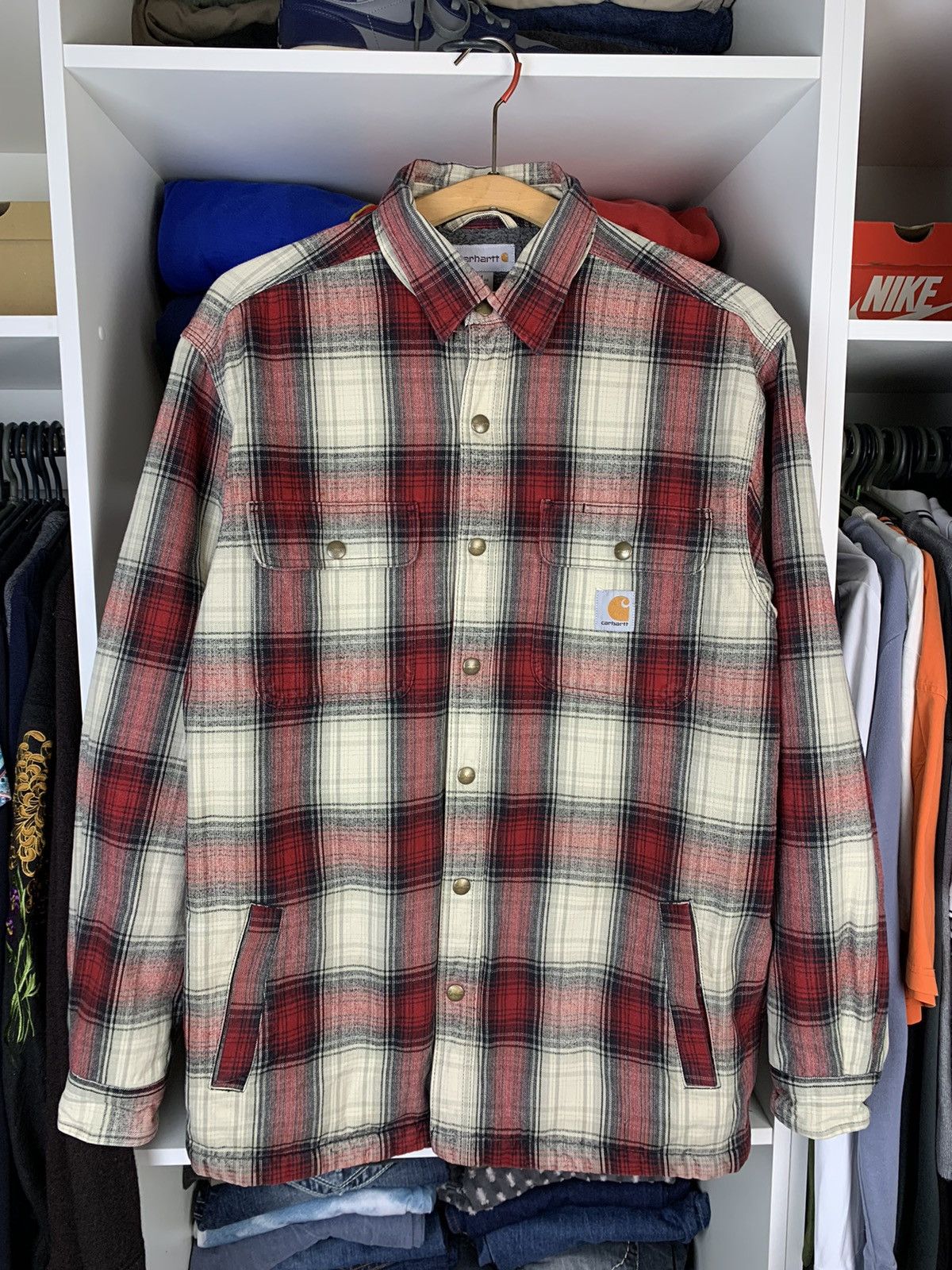 Carhartt Men's Hubbard Sherpa Lined Shirt Jacket