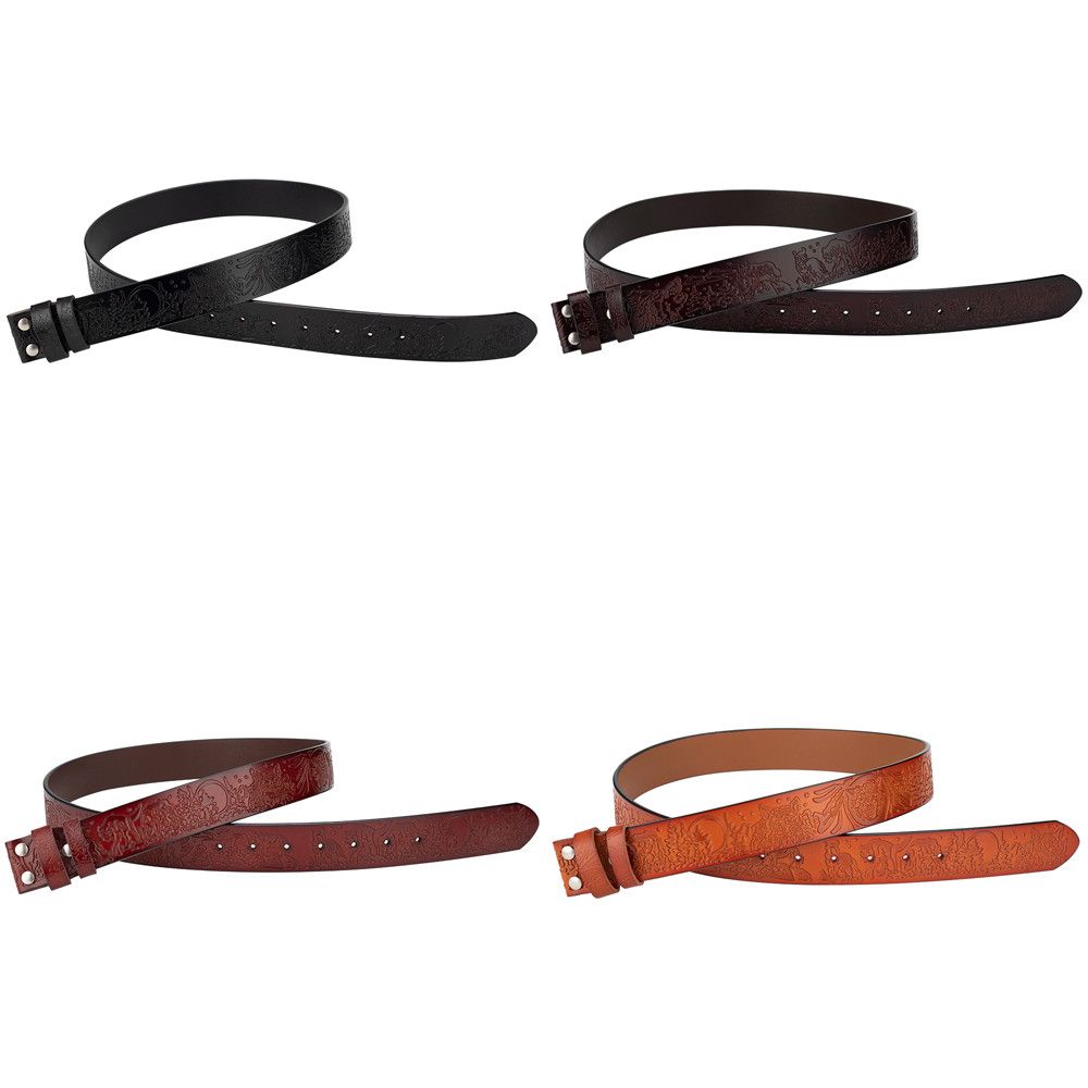 Designer New Design Vintage Belt Riveted Belts Menswear Accessories Size ONE SIZE - 5 Thumbnail