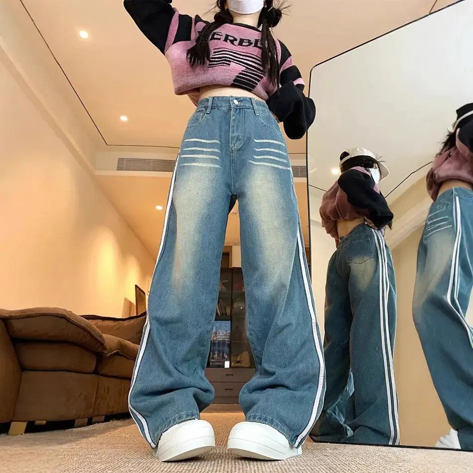 Japanese Brand Loose wide leg jeans Size US 30 / EU 46 - 4 Thumbnail