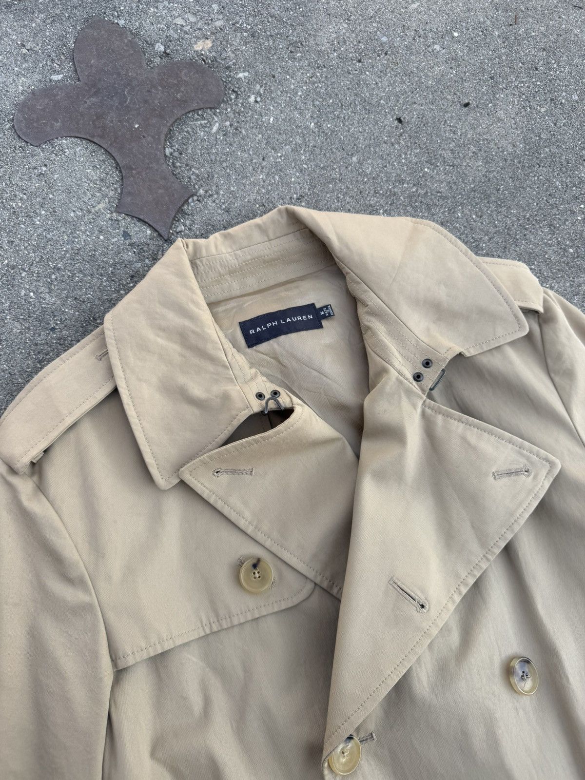 Ralph Lauren Black Label SAMPLE double breasted trench coat Size US M / EU 48-50 / 2 - 3 Thumbnail