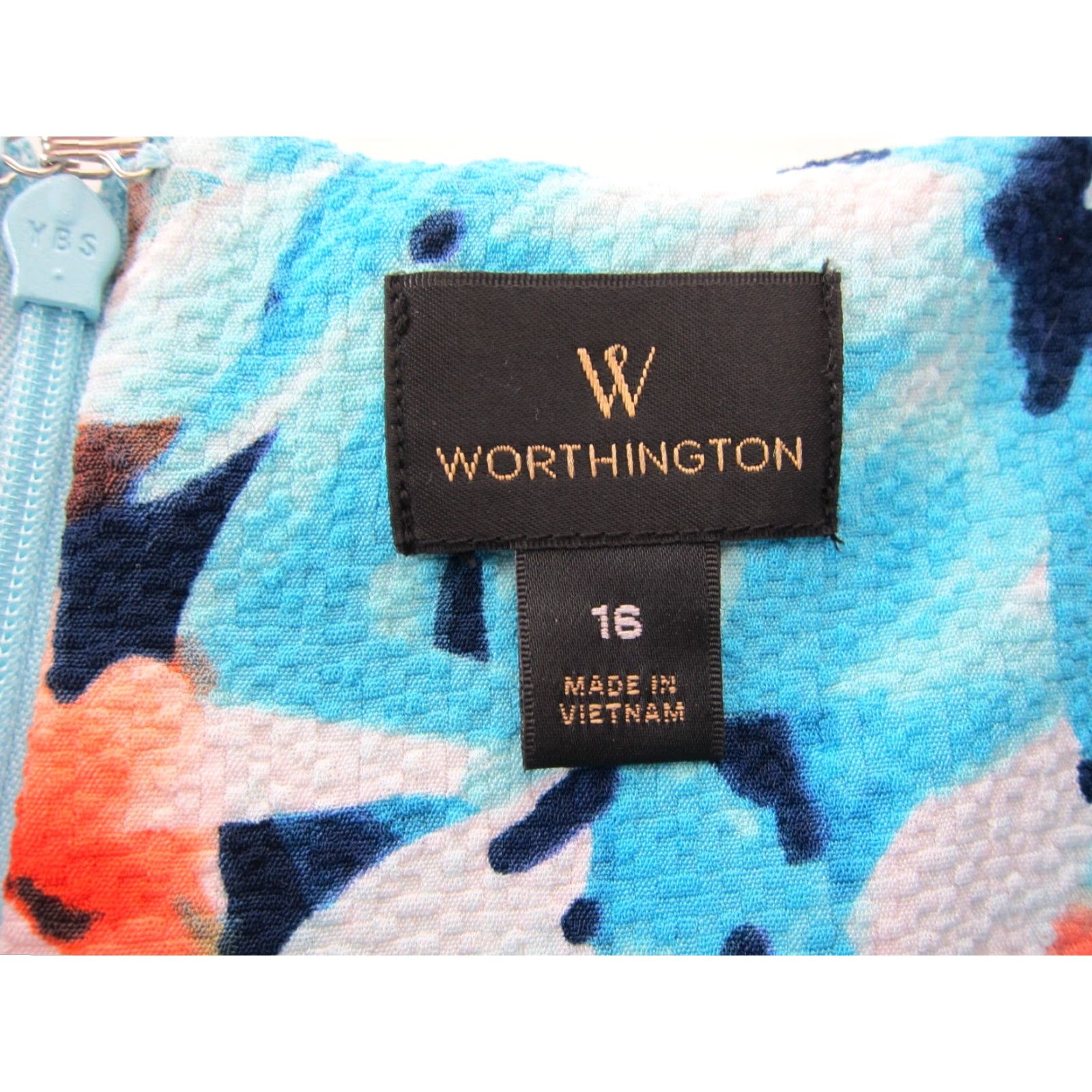 Worthington Worthington Dress Sleeveless Shift Tank Dress 16 Pink Floral Stretch Knee Length Sleeveless Shift Womens 16 Clothing Size XXL / US 16-18 / IT 52-54 - 3 Thumbnail