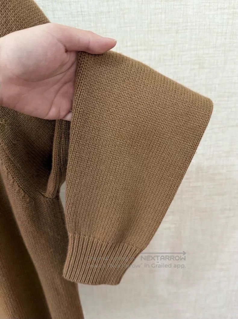 Loro Piana Loro Piana Ceiling Fabric Lama Wool Knit Sweater Size US L / EU 52-54 / 3 - 5 Thumbnail