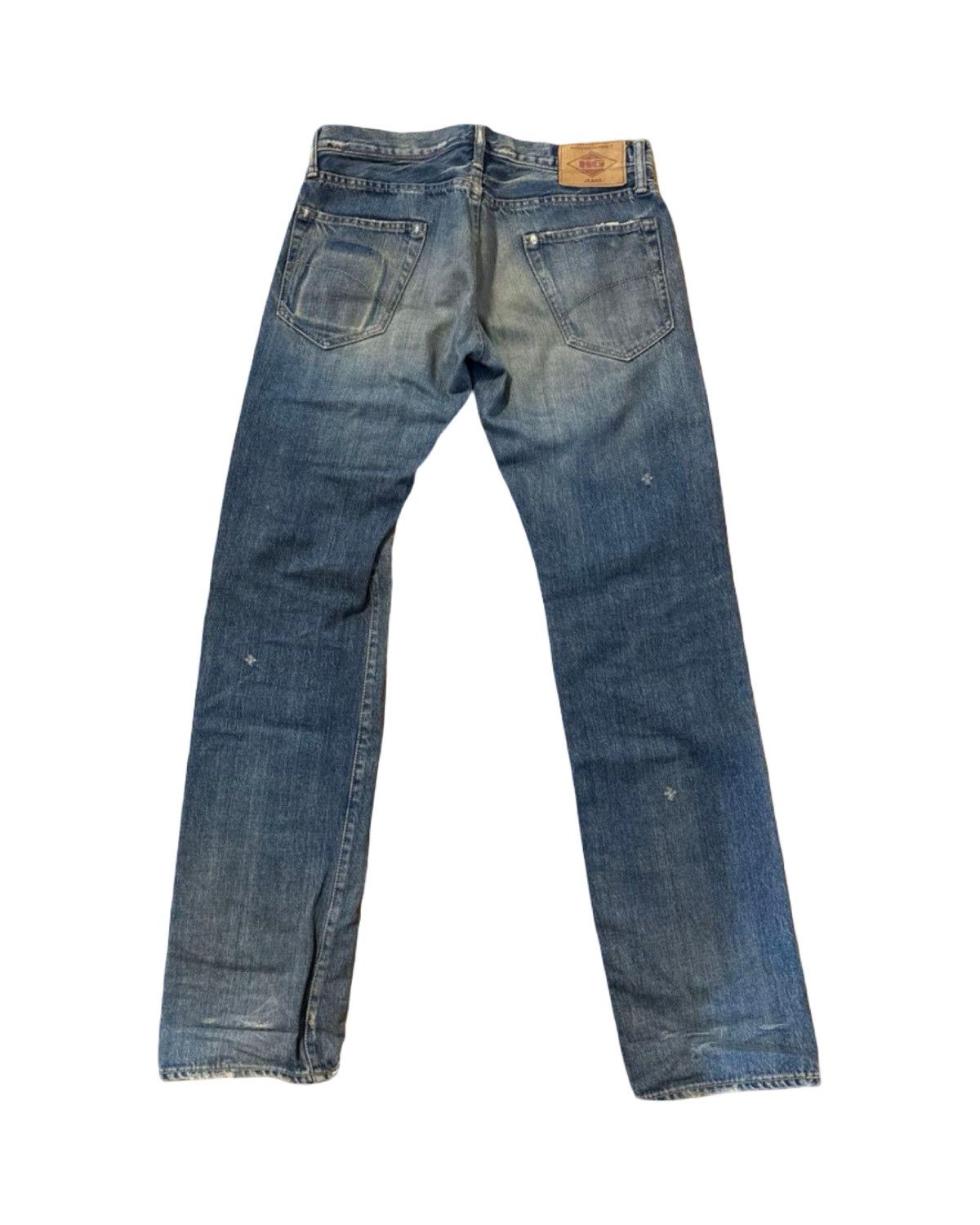 Hysteric Glamour Komado Patchwork Distressed Studded Denim Jeans Size US 30 / EU 46 - 2 Thumbnail