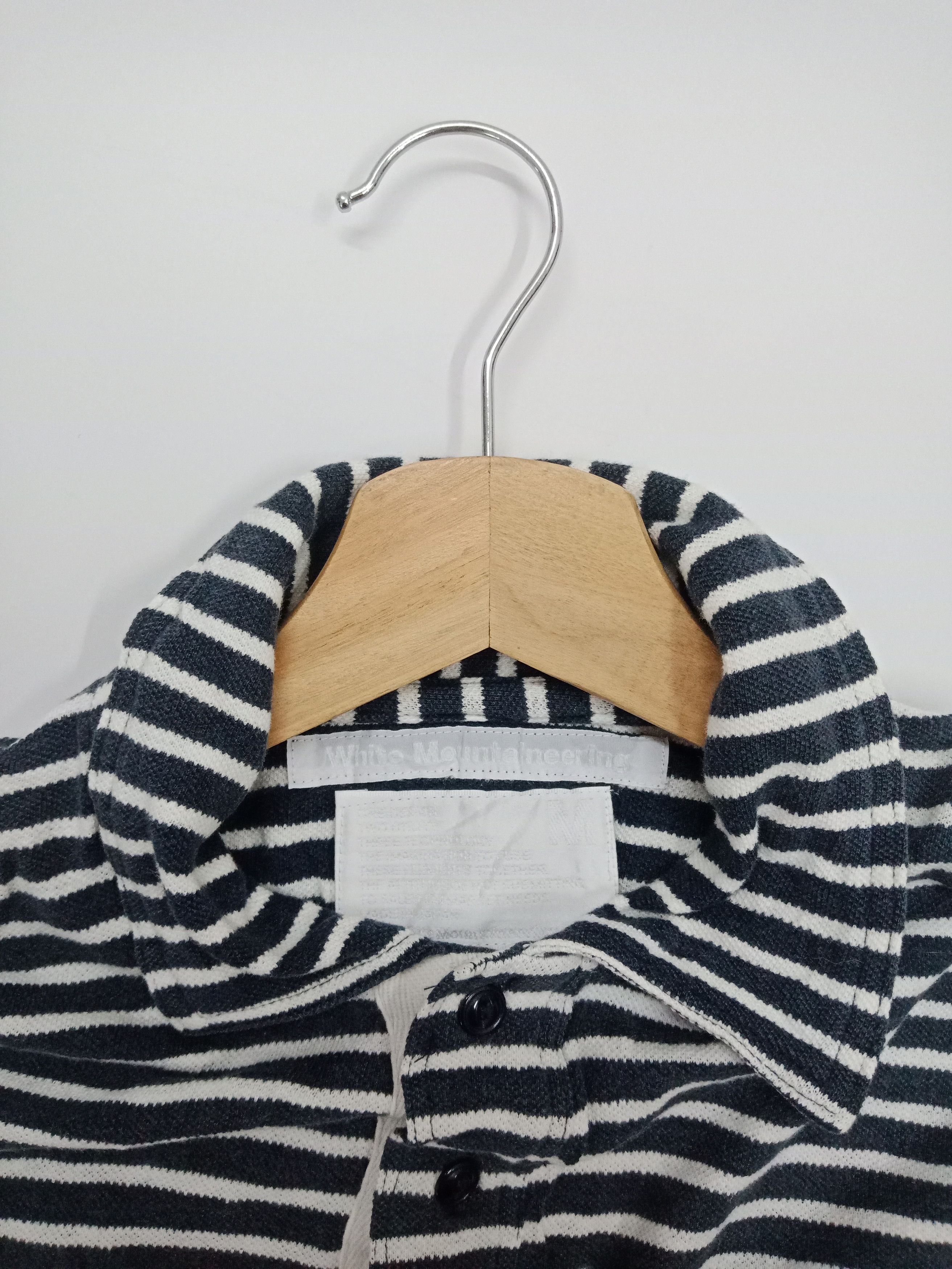 White Mountaineering White Mountaineering Stripes Polo #D Size US L / EU 52-54 / 3 - 5 Thumbnail