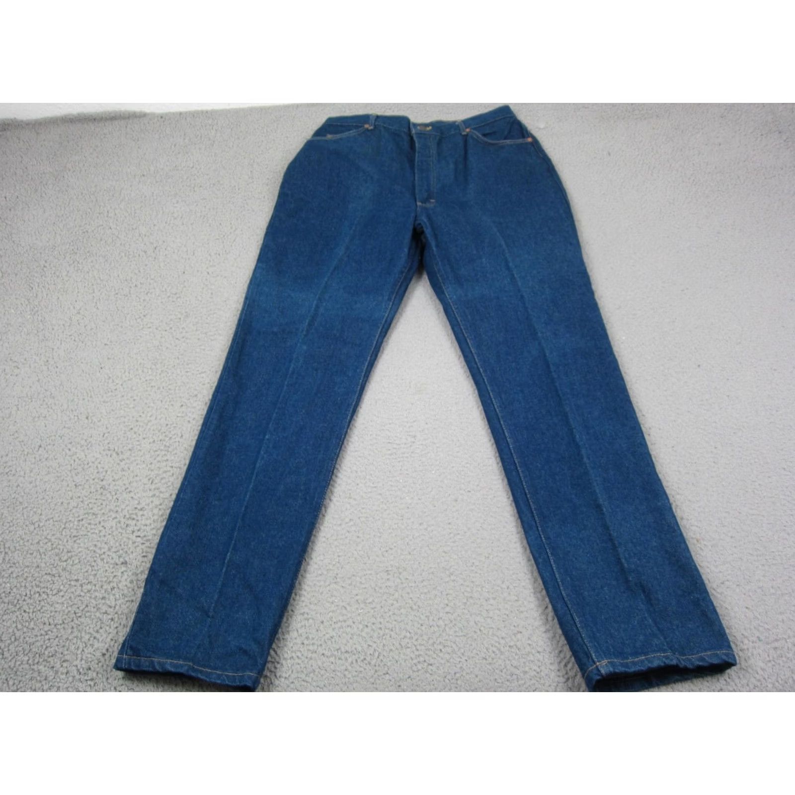 Lee VINTAGE LEE Riders Jeans Womens 18 Blue Denim Straight 80s 90s United States Jeans Mens Womens Girls Size 40" / US 18 - 6 Thumbnail