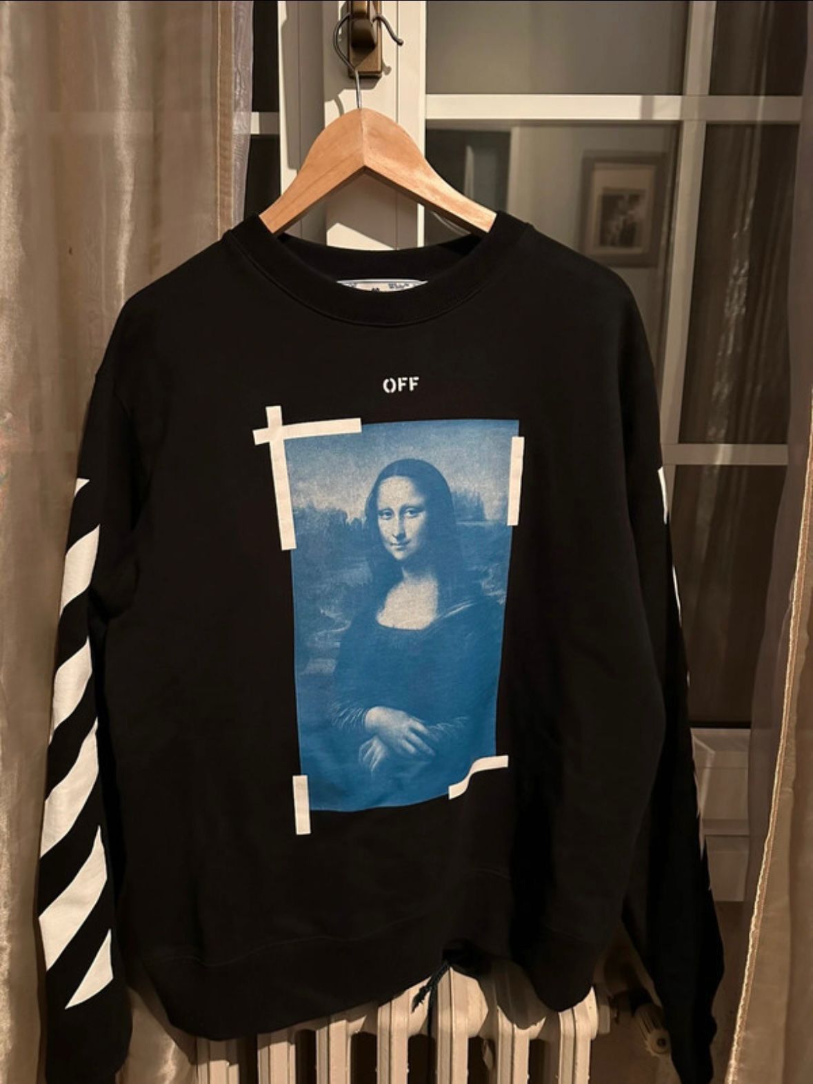 Off-White × Virgil Abloh Crewneck Off White “Monnalisa” Size US M / EU 48-50 / 2 - 1 Thumbnail