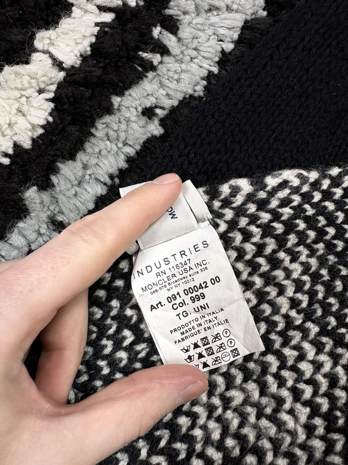 Moncler Moncler vintage oversized scarf wool swag Size ONE SIZE - 7 Thumbnail