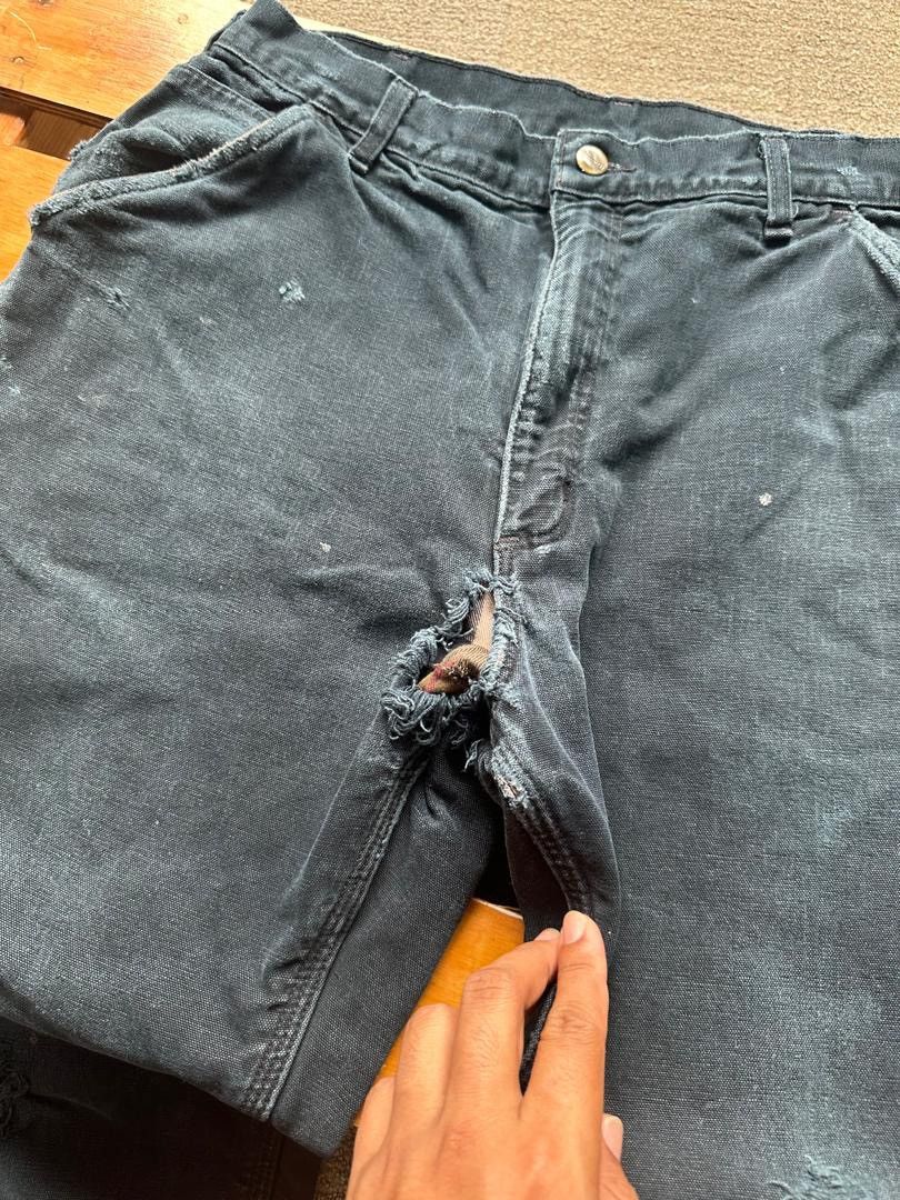 Carhartt CARHARTT CARPENTER RIPPED JEANS Size US 34 / EU 50 - 6 Thumbnail