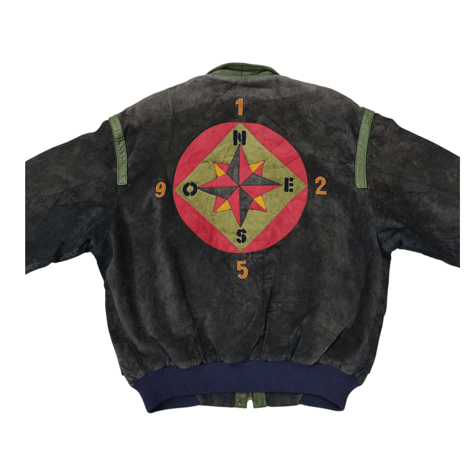 Pelle Pelle Sina Cova Suede Leather Back Hit Stadium Jacket Size US L / EU 52-54 / 3 - 10 Thumbnail
