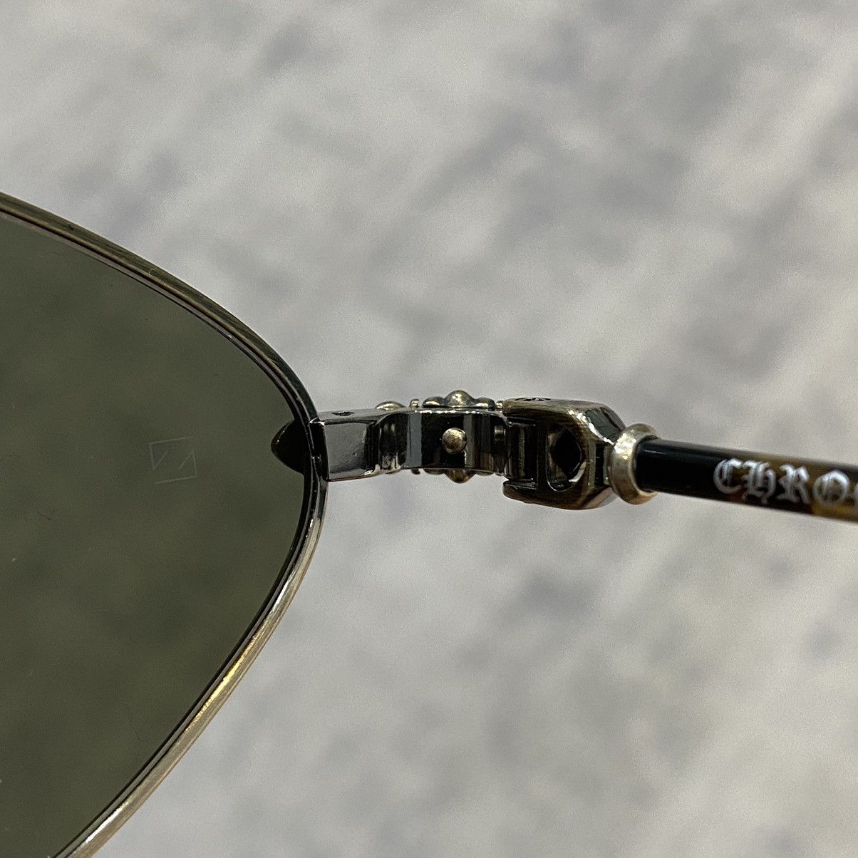 Chrome Hearts CHROME HEARTS DIAMOND DOG Antique Gold/Hollywood Tortoise Size ONE SIZE - 8 Thumbnail