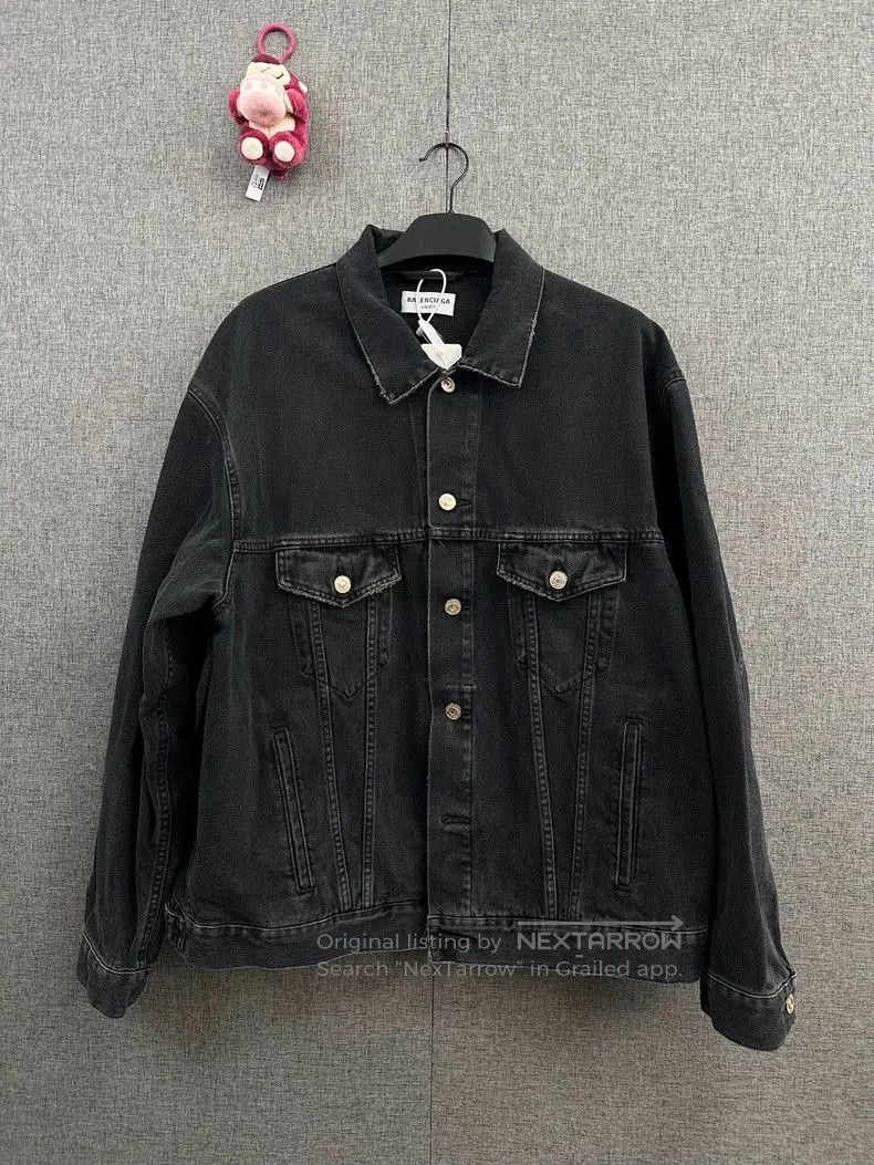 Balenciaga Balenciaga Double B Logo Denim Jacket. Size US M / EU 48-50 / 2 - 1 Thumbnail