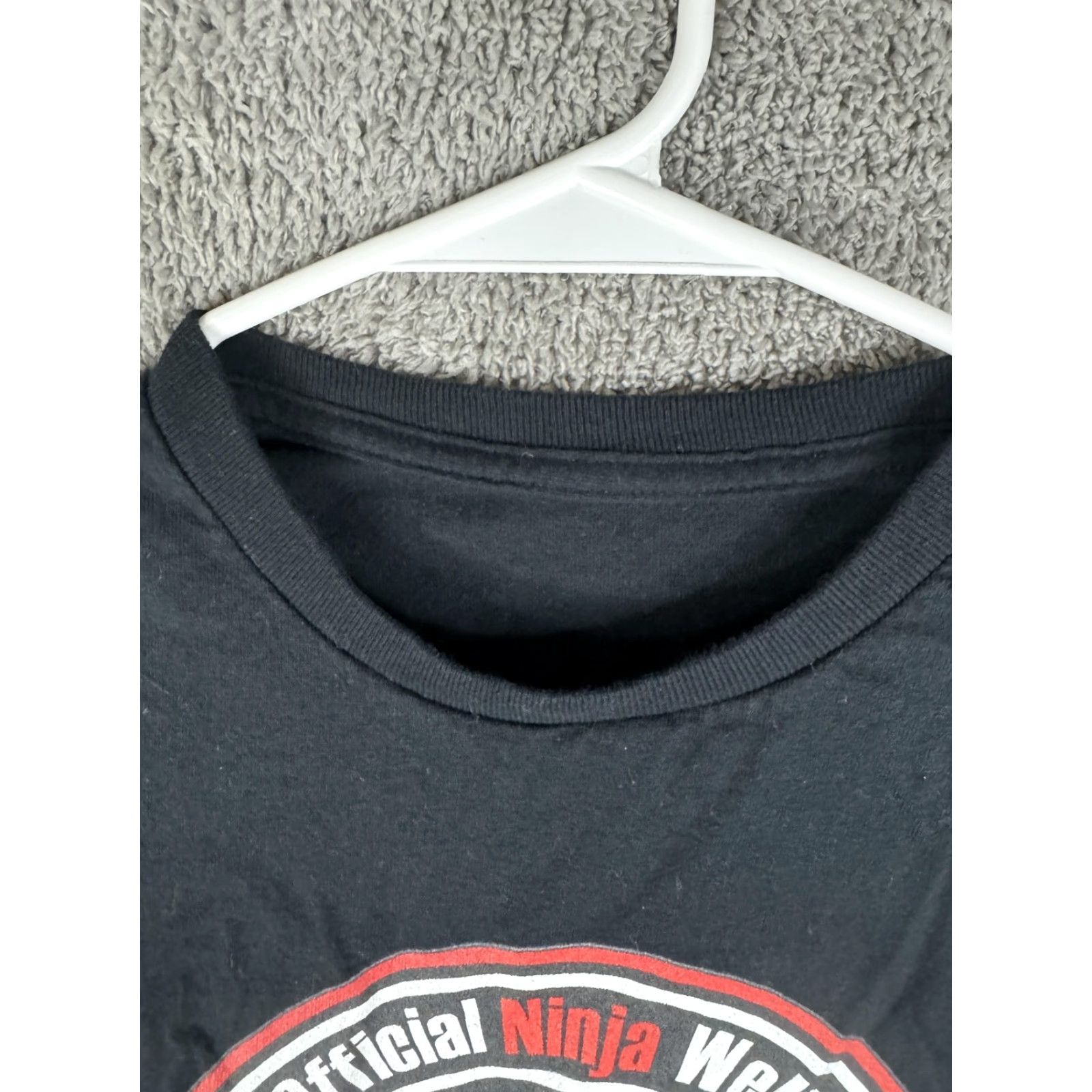 Vintage VINTAGE Official Ninja Webpage Shirt Mens Small Black Graphic Print Front Back Novelty 2000s Mens S Black Tee Shirt Size US S / EU 44-46 / 1 - 6 Thumbnail