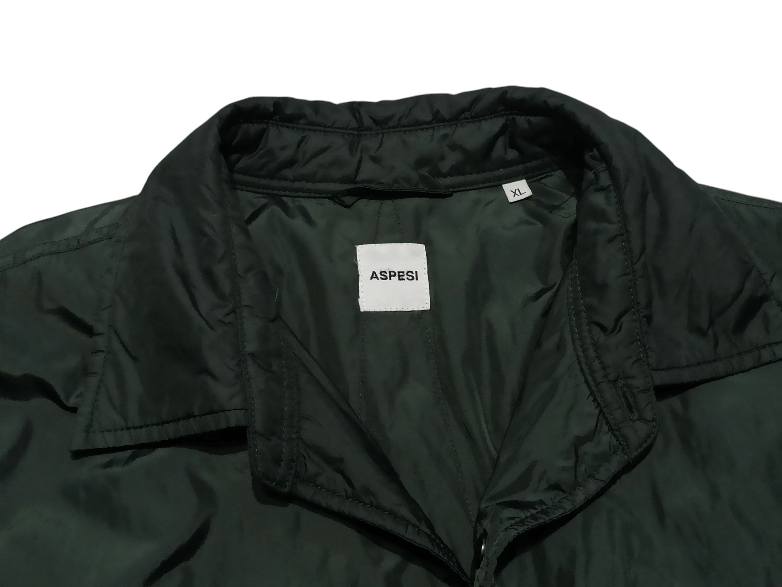 Aspesi ASPESI Nylon Shirt Dark Green Size US XL / EU 56 / 4 - 2 Thumbnail