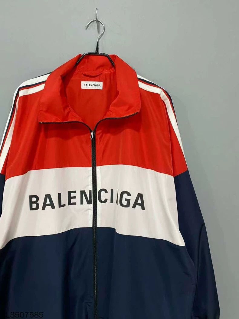 Balenciaga Balenciaga size 38 Red, White, and Blue Color Blocked Wind Size M / US 6-8 / IT 42-44 - 2 Thumbnail