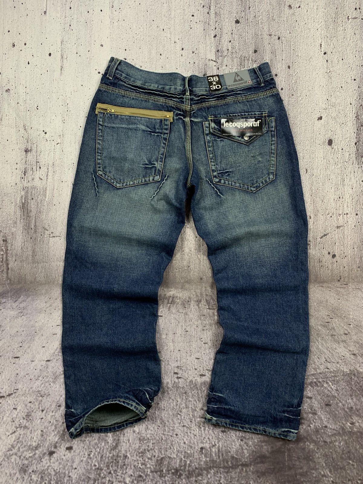 Le Coq Sportif Jeans Vintage Baggy Denim Avantgarde