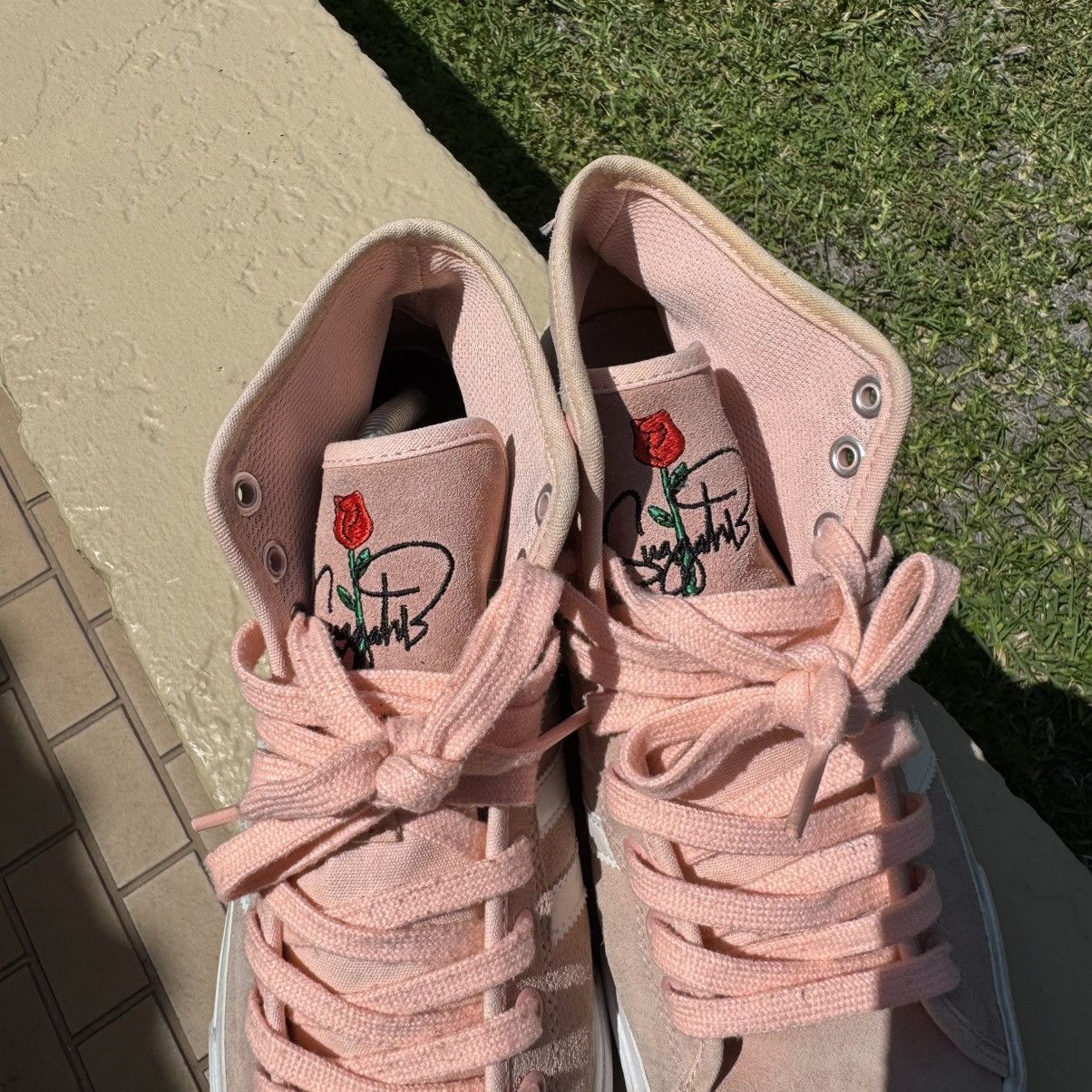 Adidas Adidas x NaKel Smith Peach Sneakers Sz 9 Size US 9 / EU 42 - 2 Thumbnail