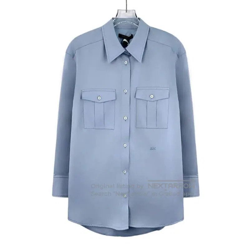 Louis Vuitton Louis Vuitton S Size Blue Cotton Women's Shirt . Size S / US 4 / IT 40 - 1 Thumbnail