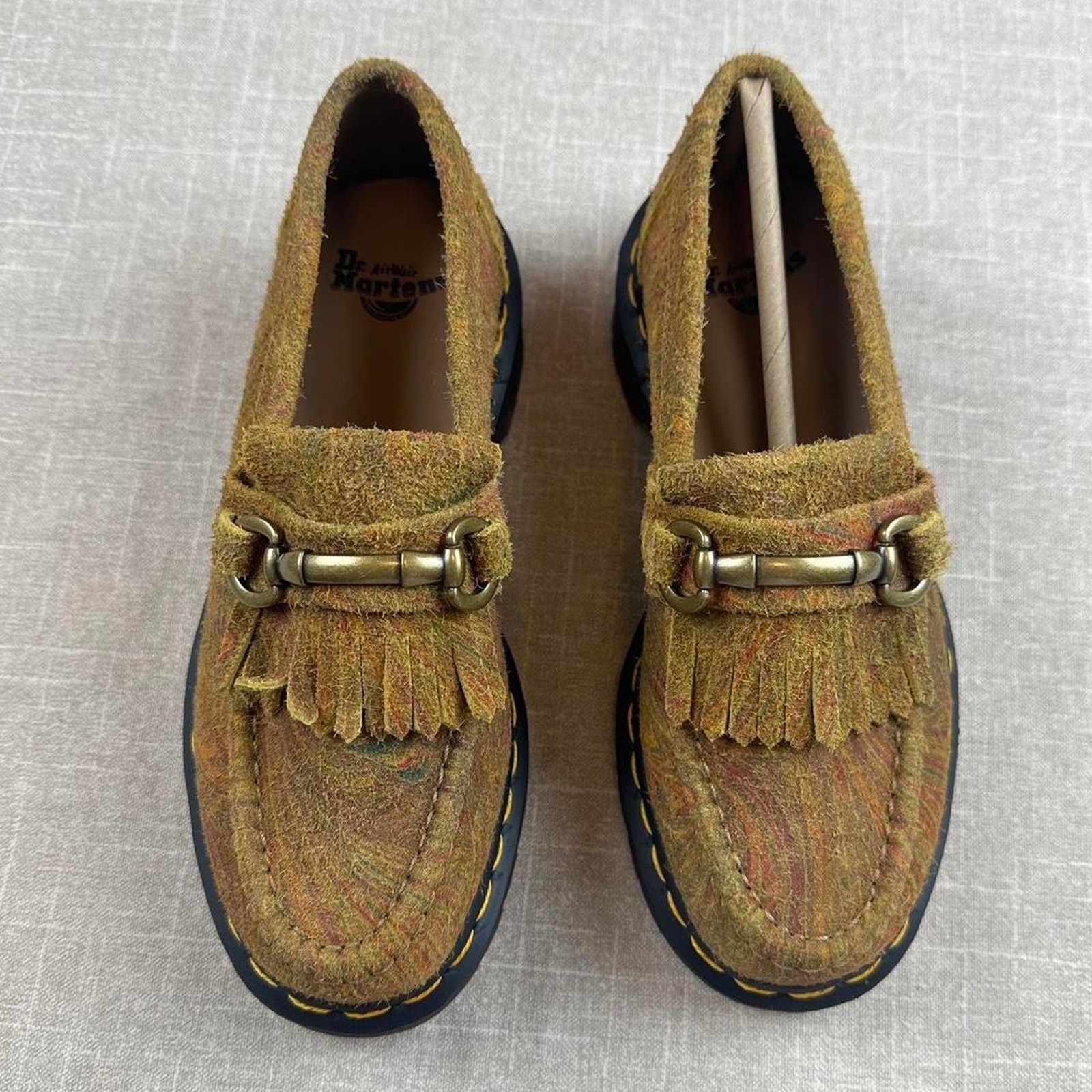 Dr. Martens Dr. Martens Adrian Snaffle Marbled Suede Women 5 Size US 5 / IT 35 - 3 Thumbnail