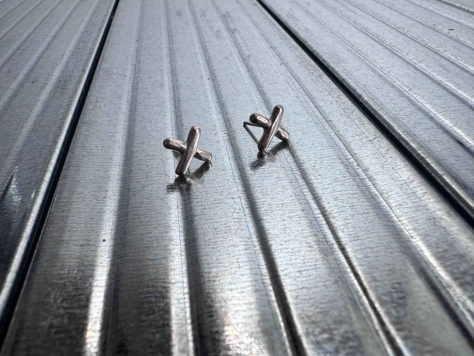 Ma+ maurizio amadei m.a+ Cross Stud Earring A-OC/H New Size ONE SIZE - 2 Thumbnail