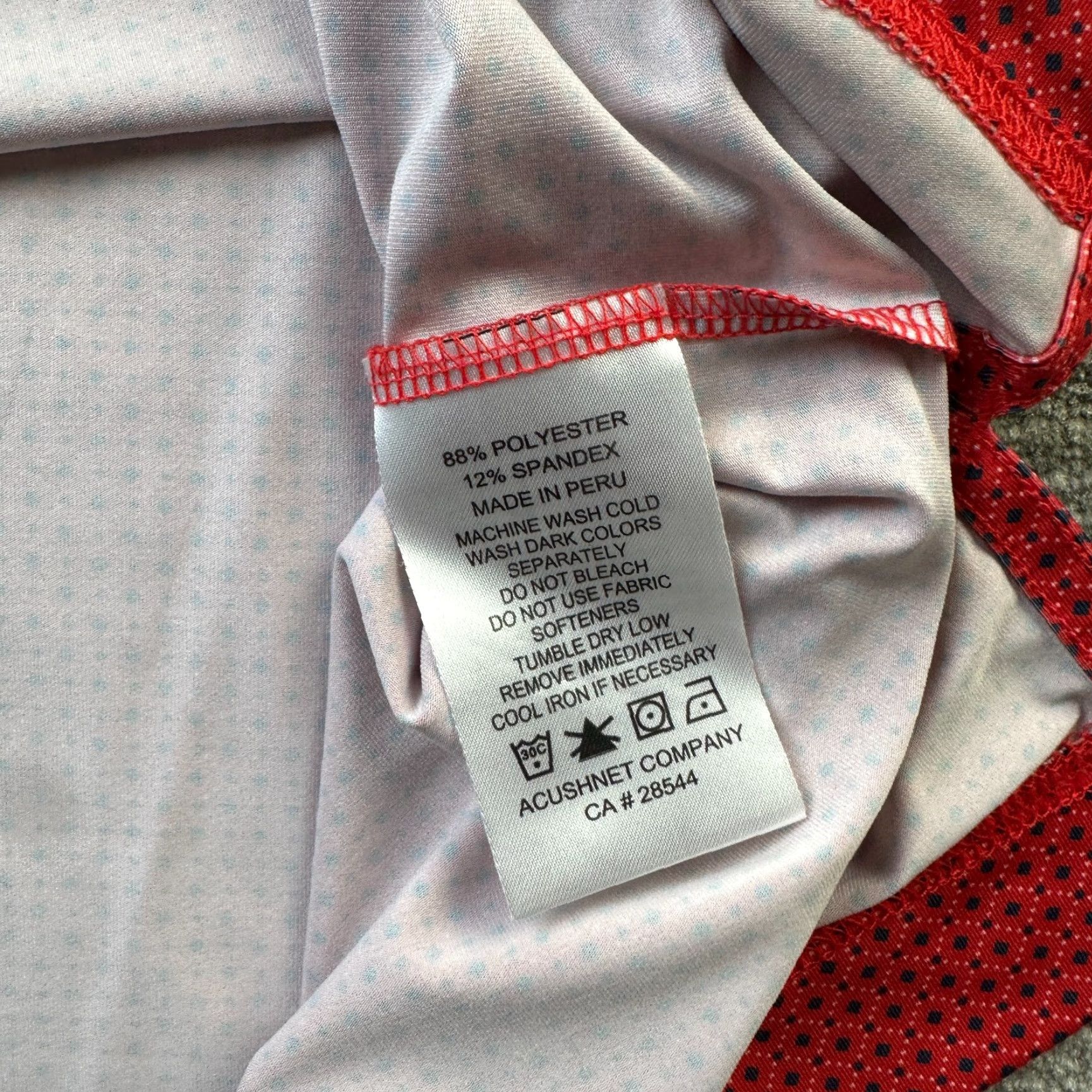 Footjoy Footjoy Polo Shirt Mens XL Red Performance Golf All Over Print Clothing Shirt Gloves? Size US XL / EU 56 / 4 - 5 Thumbnail