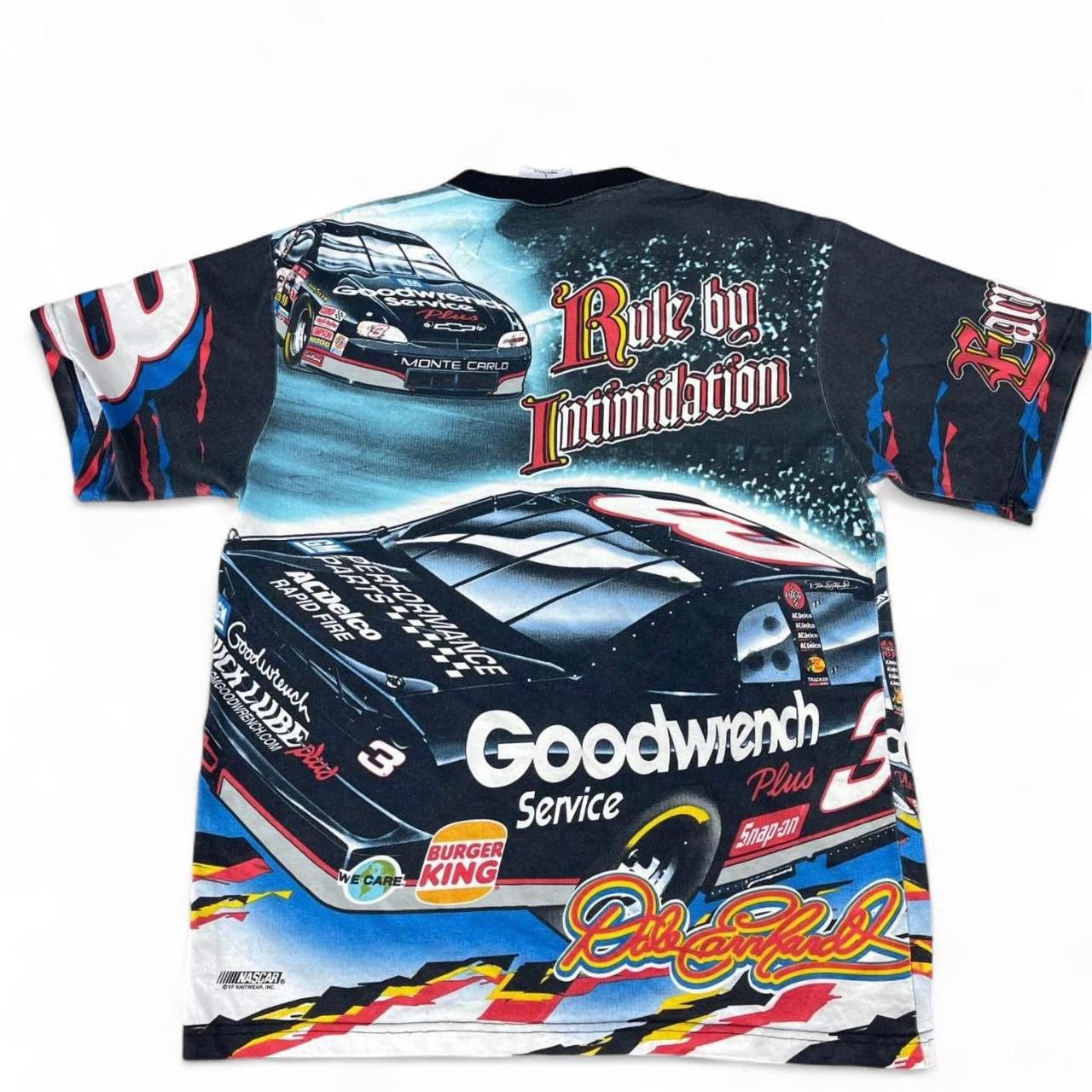 NASCAR Vintage Dale Earnhardt AOP Size US L / EU 52-54 / 3 - 2 Thumbnail