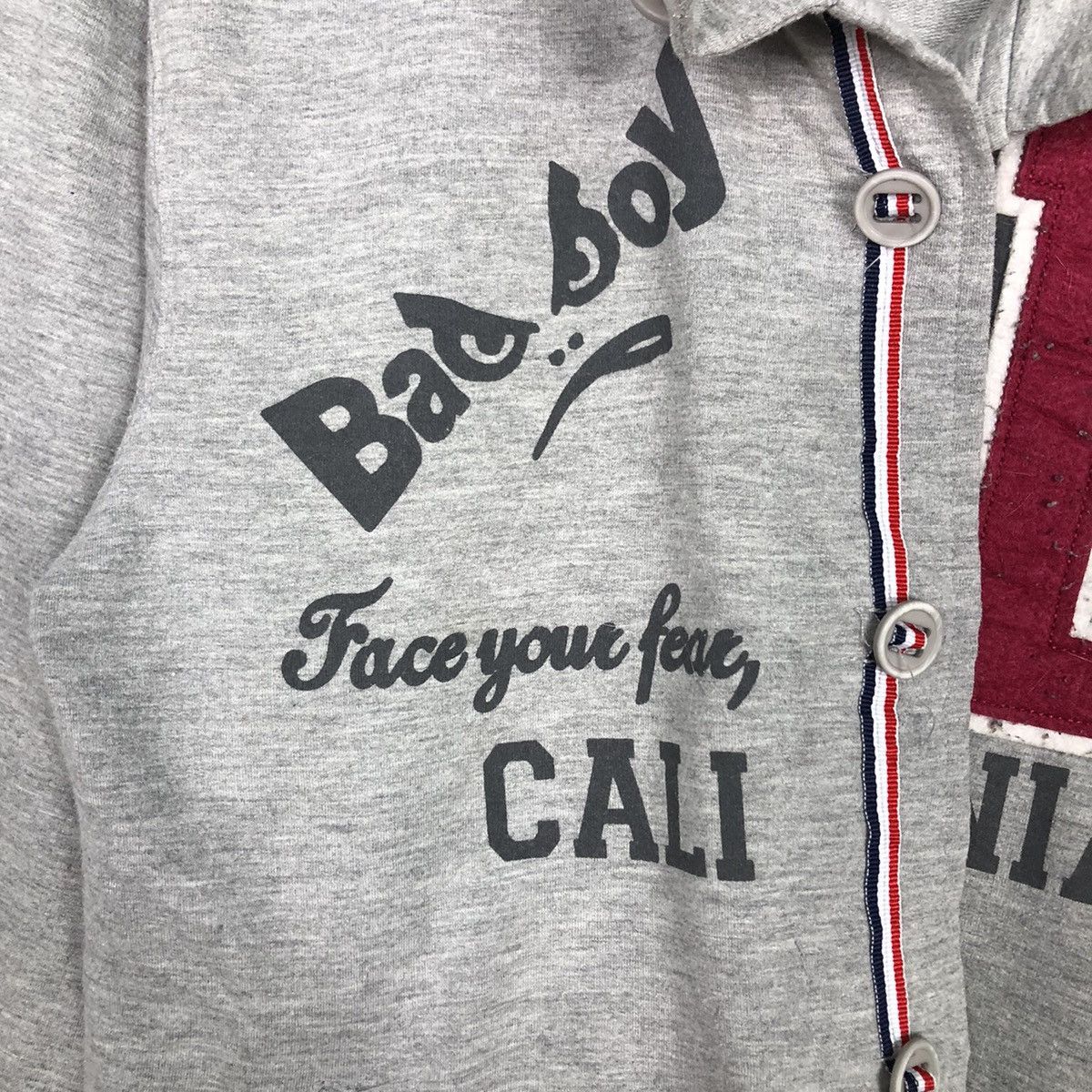 Japanese Brand × Vintage 📌Vintage Zipper Sweater Bad Boy Big Logo Design Punk Style Size US S / EU 44-46 / 1 - 19 Thumbnail