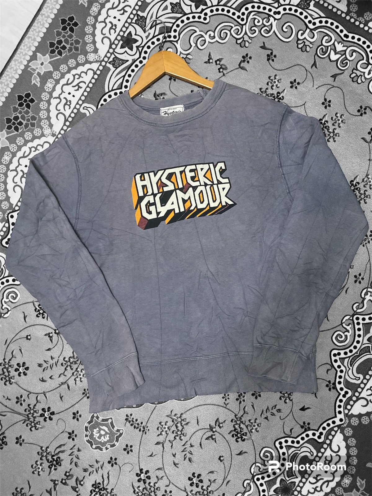 Hysteric Glamour × If Six Was Nine × Japanese Brand ‼️RARE‼️HYSTERIC GLAMOUR SPELLOUT VINTAGE SWEATSHIRT 🔥 Size US M / EU 48-50 / 2 - 4 Thumbnail