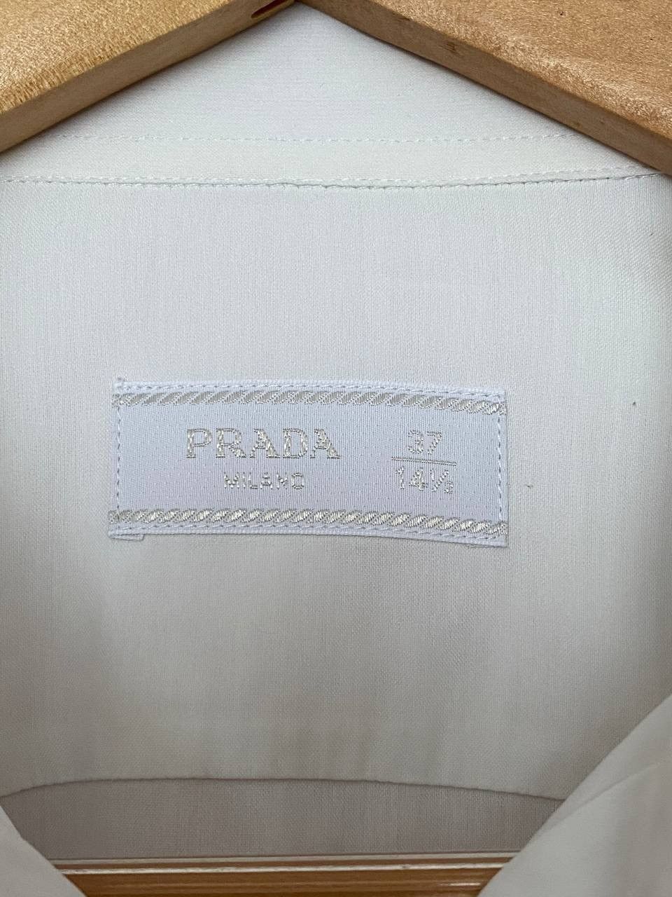 Prada 🤍PRADA Shirt stretch Button Up Long Sleeve Top White Size US M / EU 48-50 / 2 - 11 Thumbnail